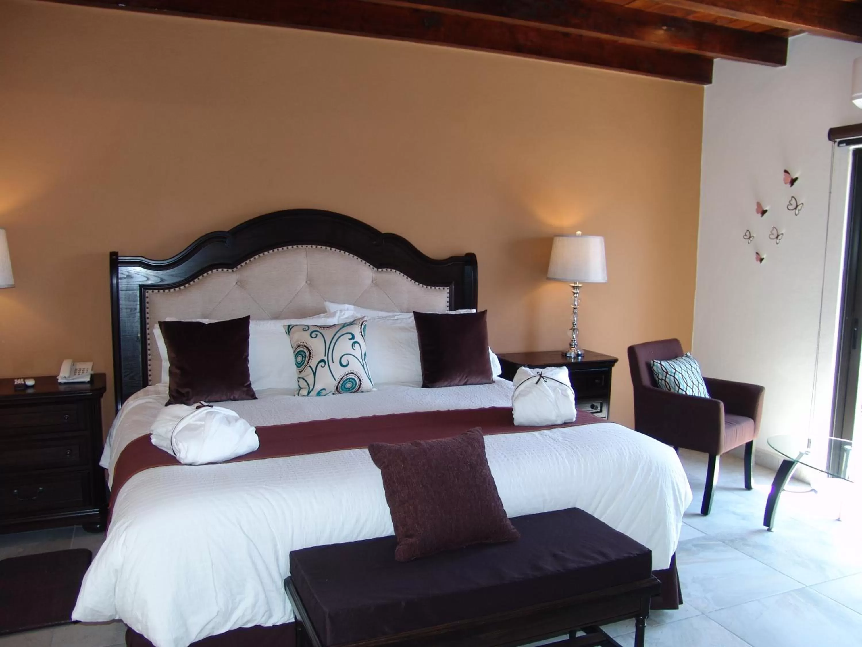 Bed in Hotel Casa Don Quijote