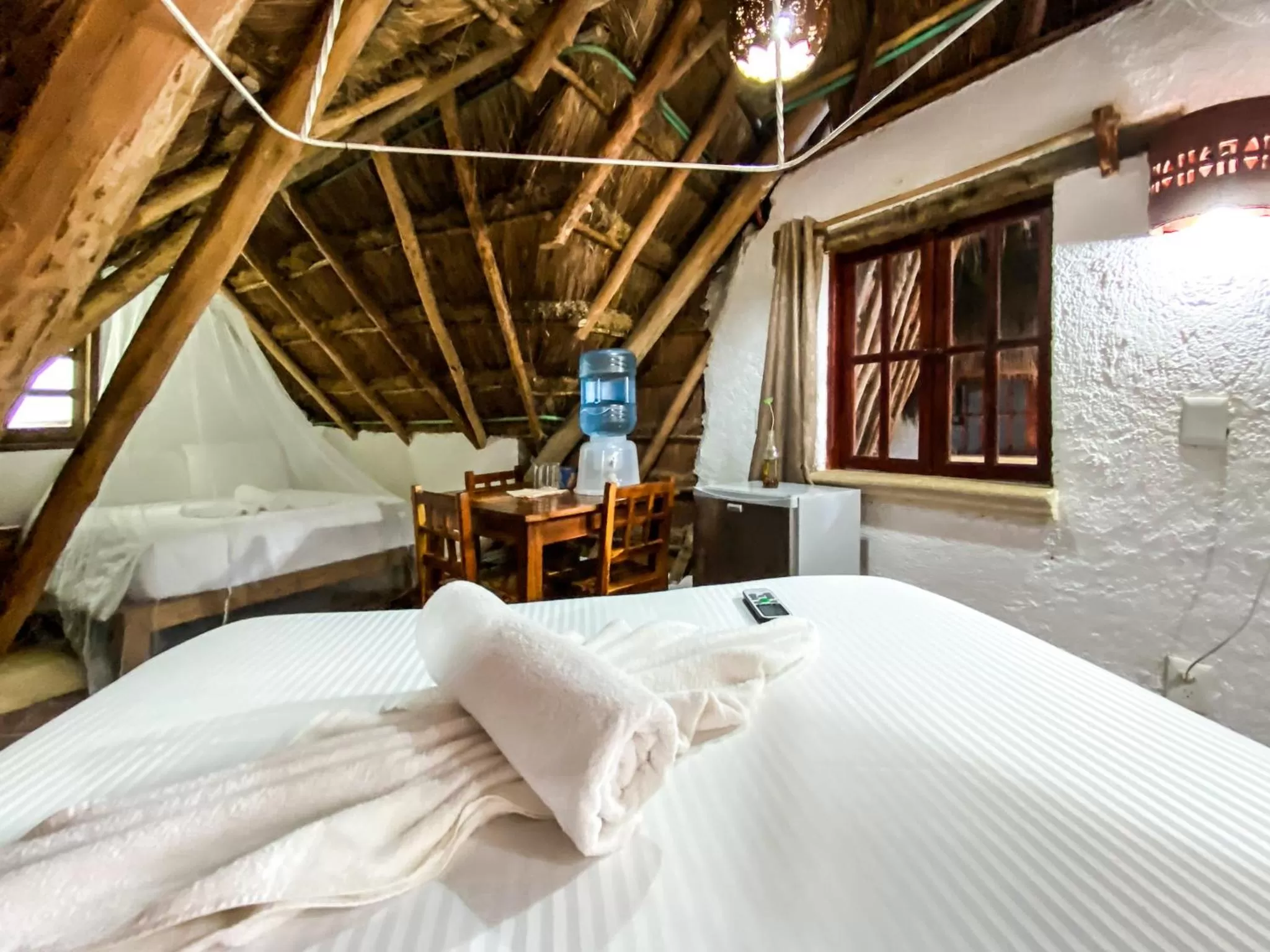 Bed in Apart Hotel Casaejido