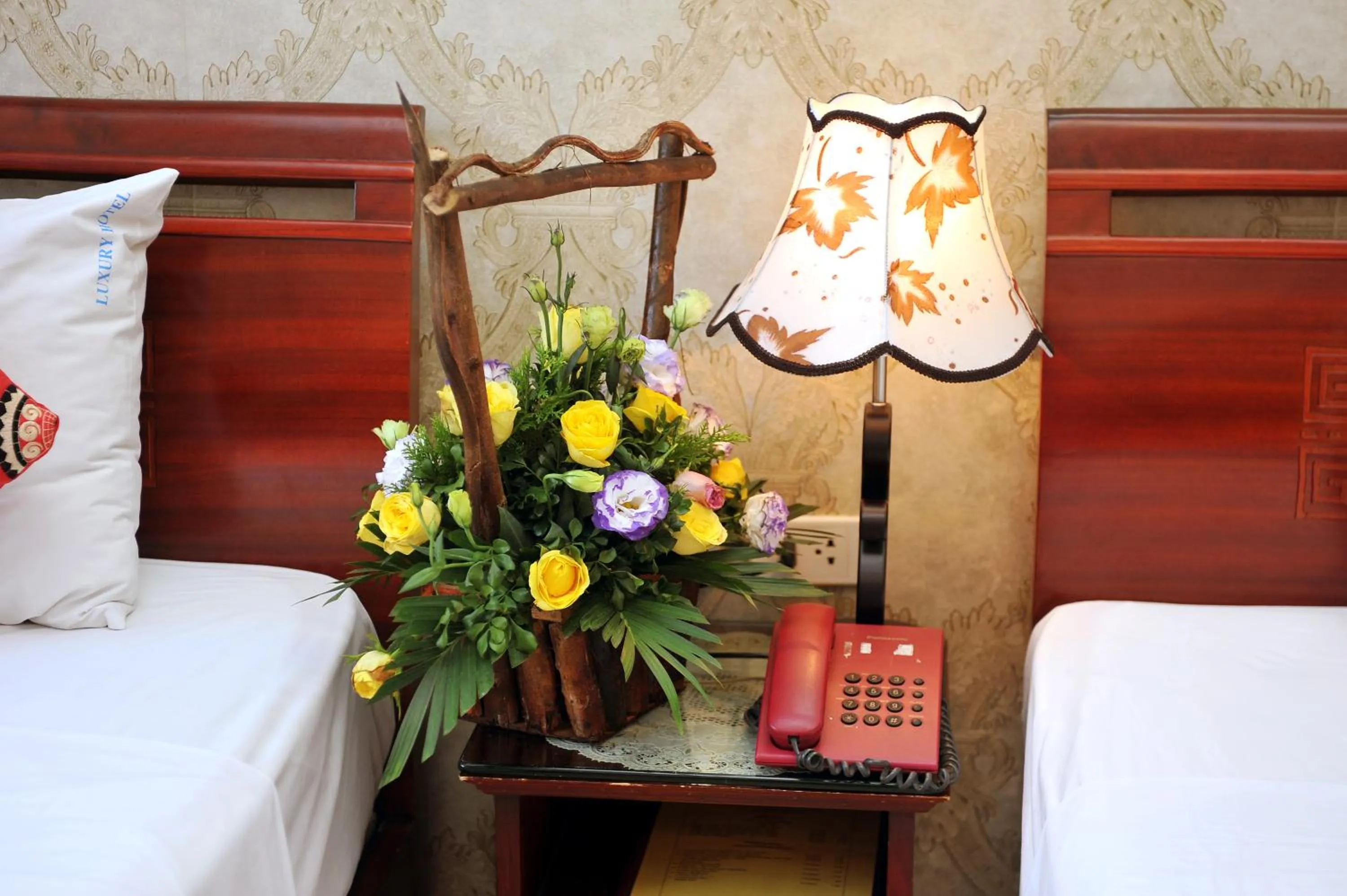 Coffee/tea facilities, Bed in Hanoi Luxury Hotel