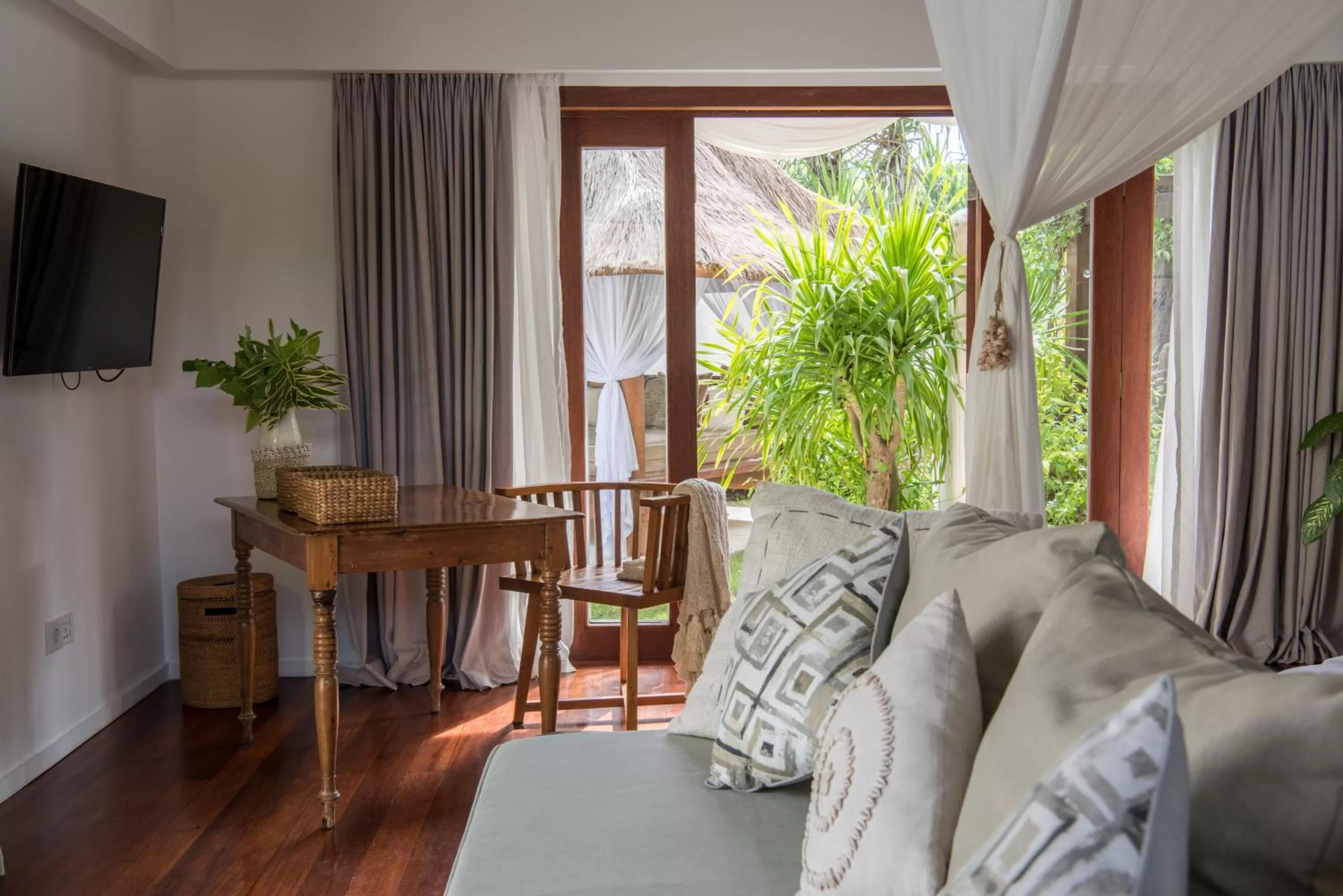 Seating area in Pondok Santi Estate