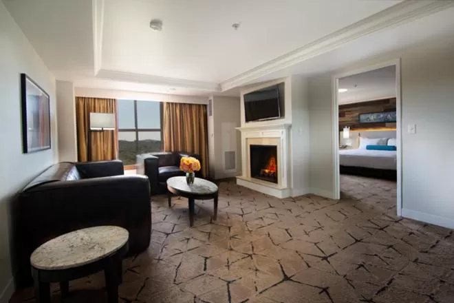 Bed in Chukchansi Gold Resort & Casino