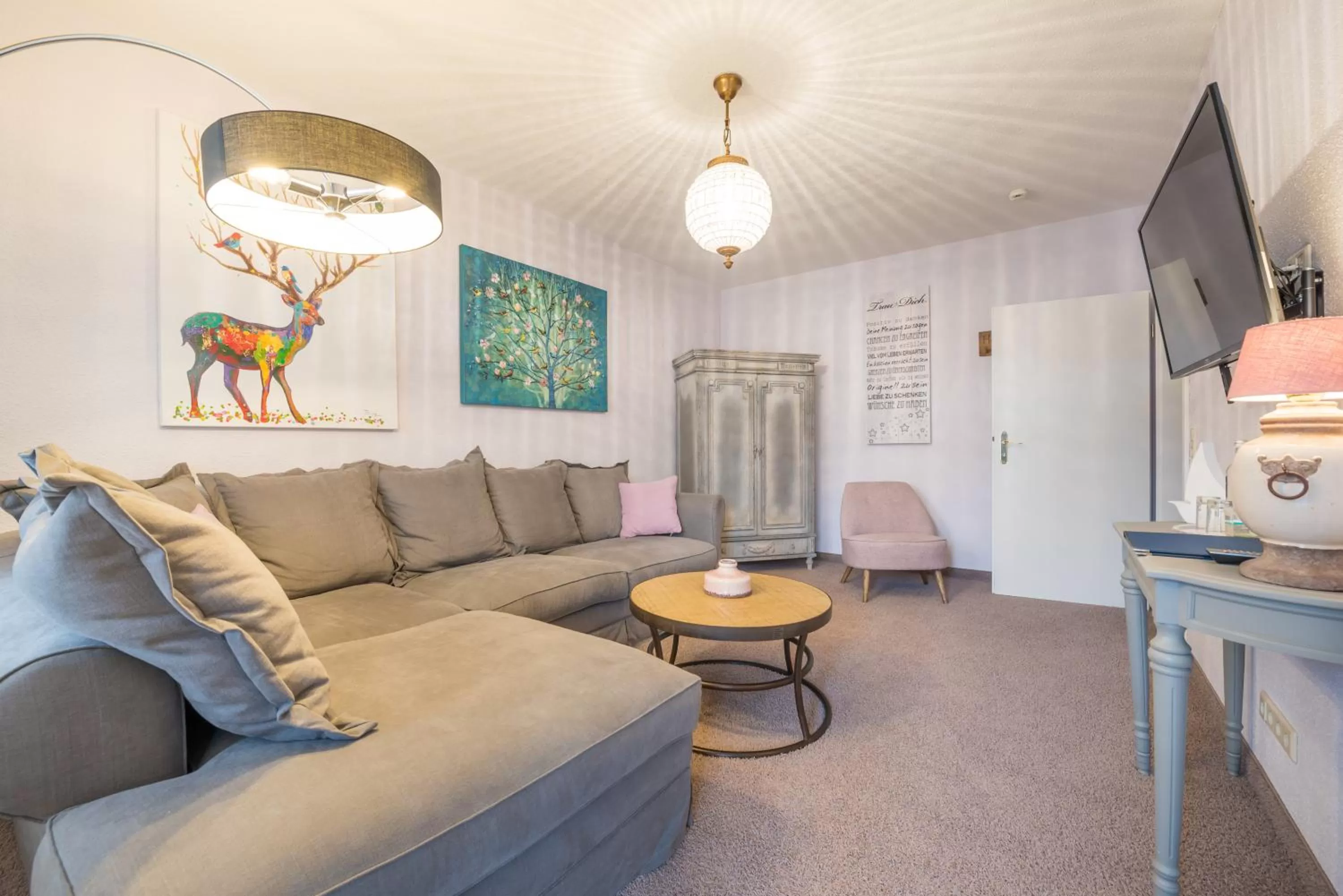 Decorative detail, Seating Area in Hotel Villa Waldfrieden