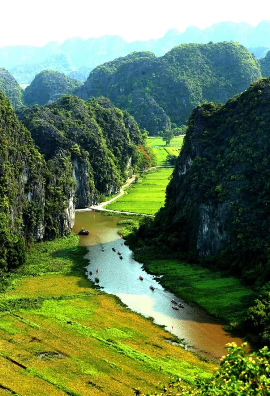 Natural landscape in Green Space Homestay