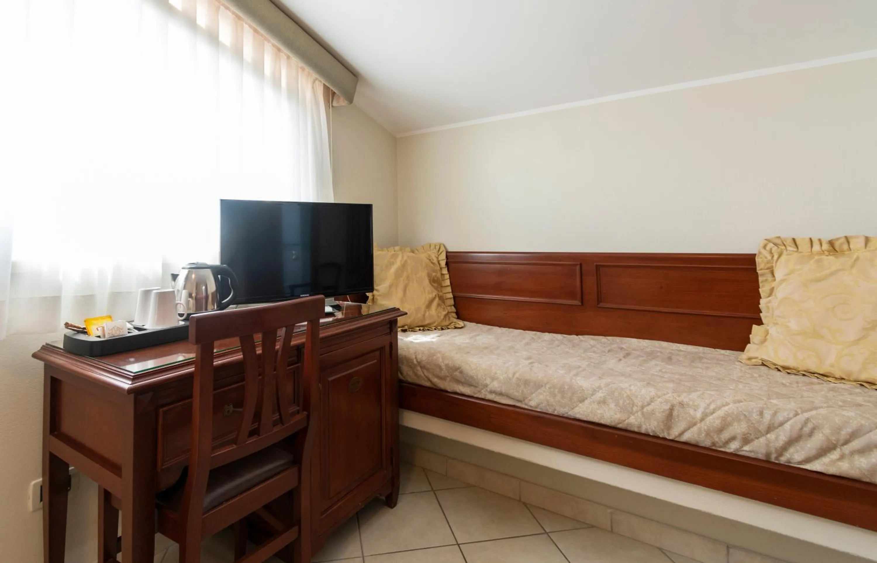 Bed in Hotel Villa Tiziana