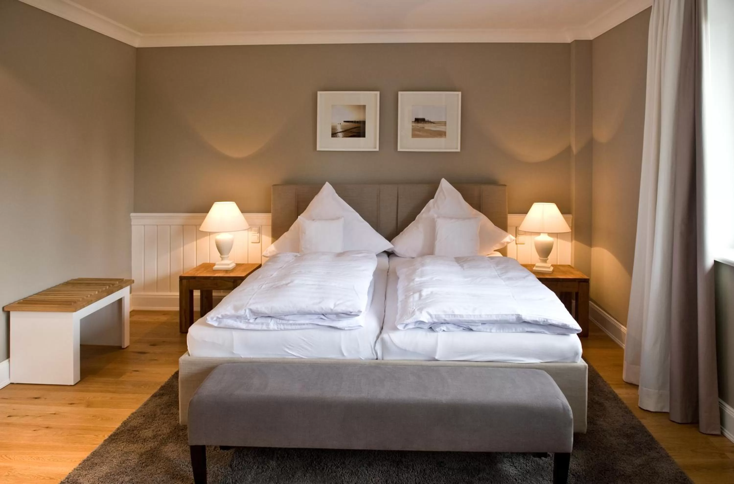 Bed in Hotel und Landhaus 'Kastanie'