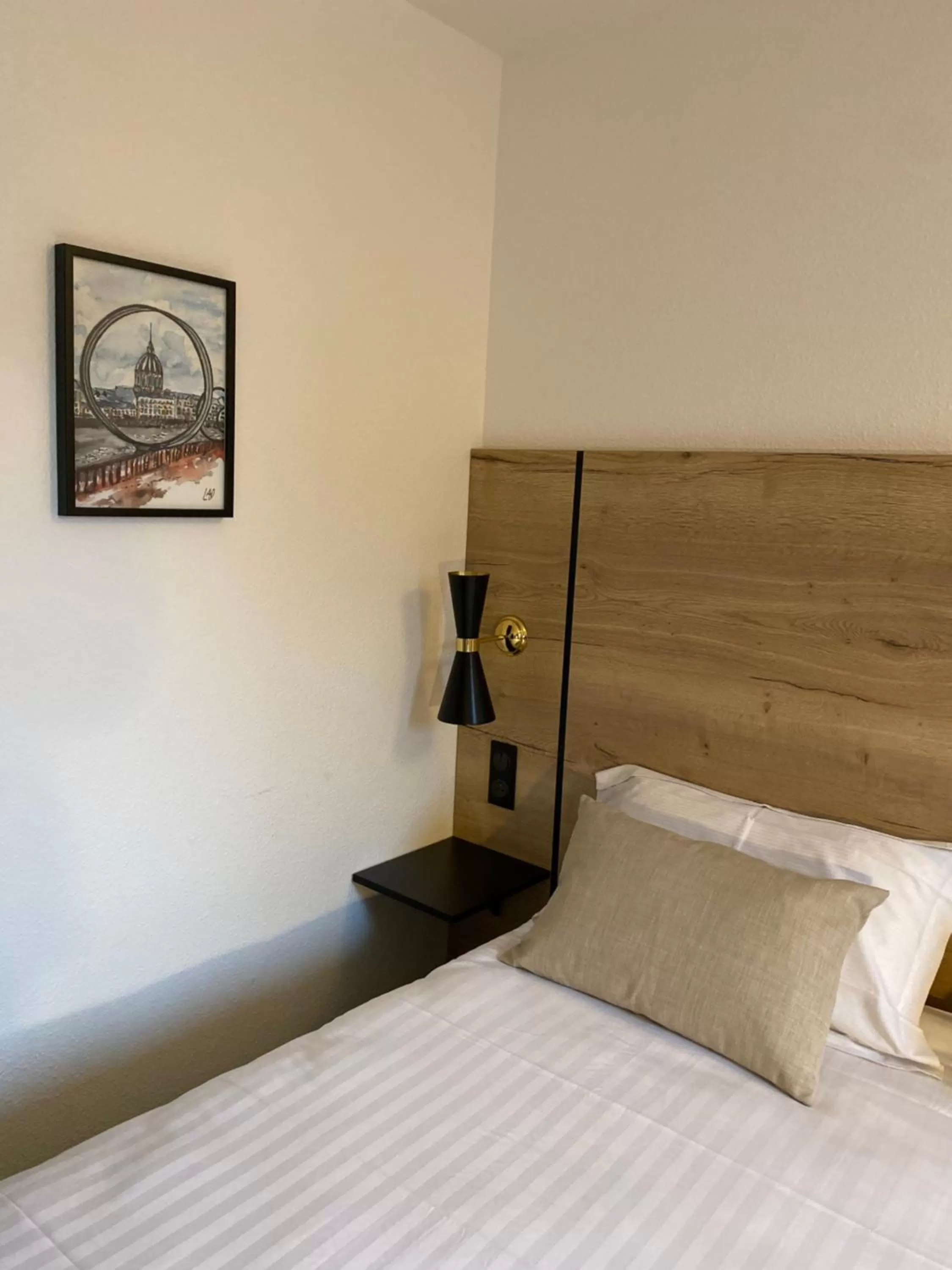 Bed in Hôtel Agora, Nantes Ouest