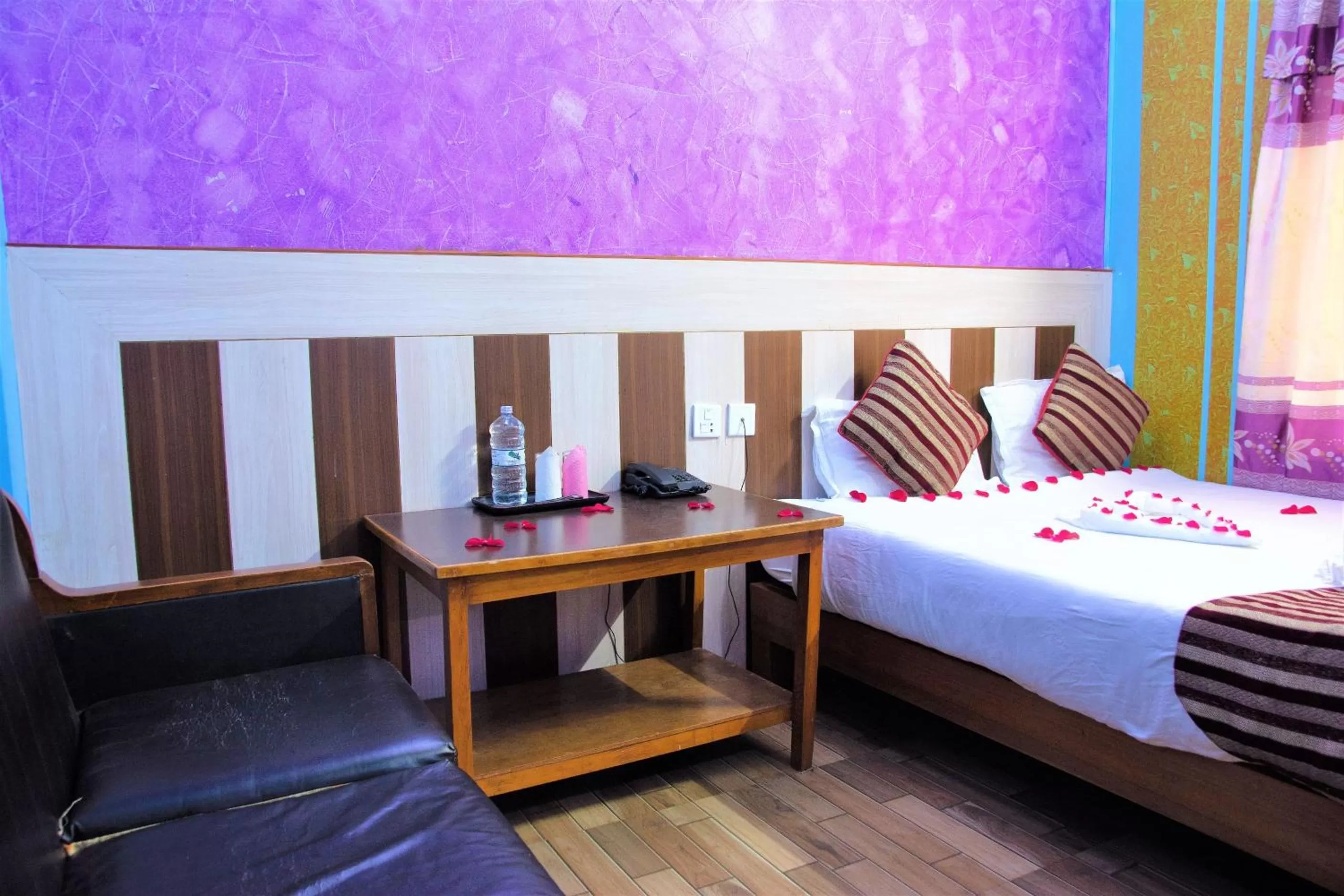 Bed in Hotel Middle Point Pvt Ltd