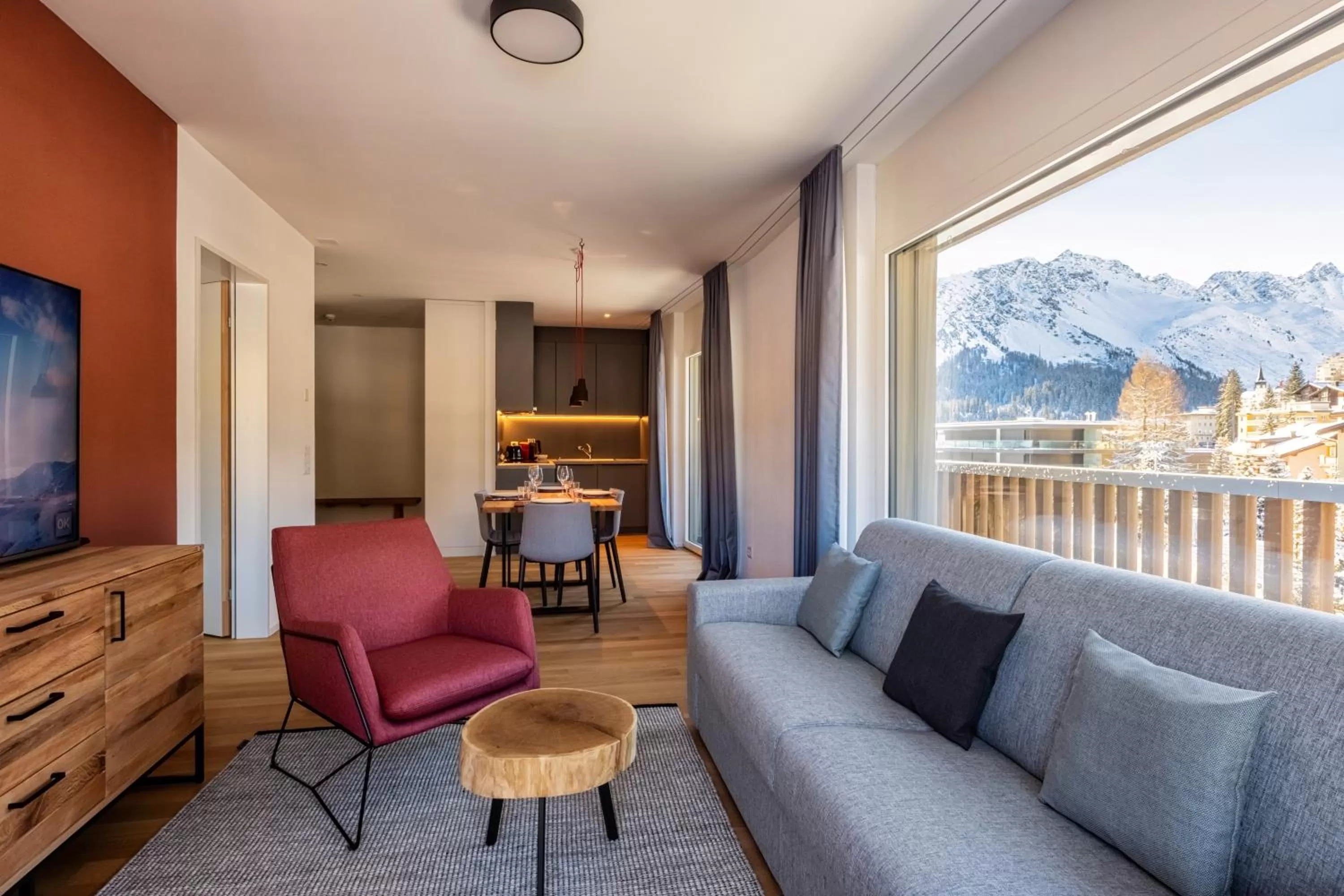 Living room in AVES Hotel&Apartment Arosa