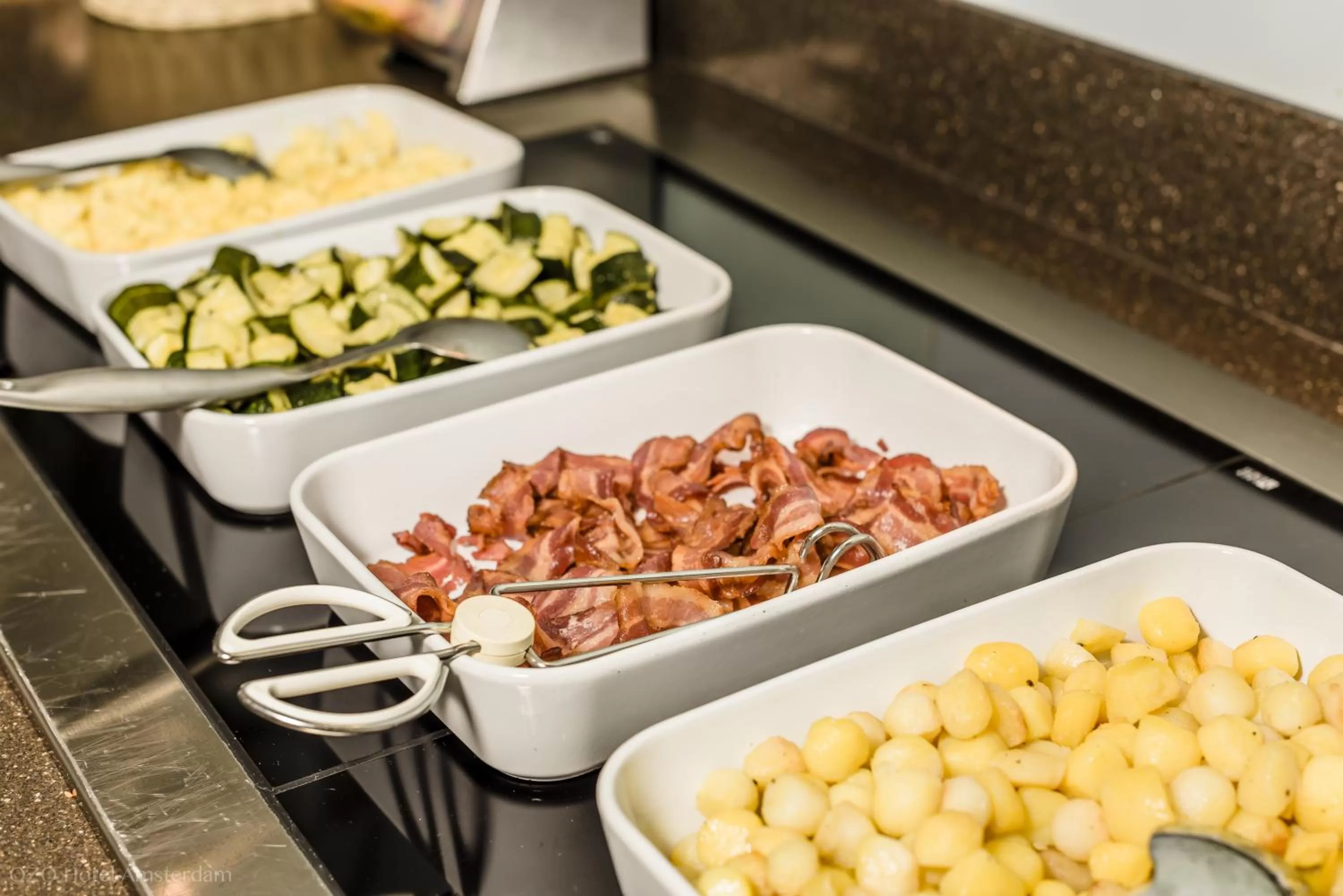 Food close-up in OZO Hotels Arena Amsterdam