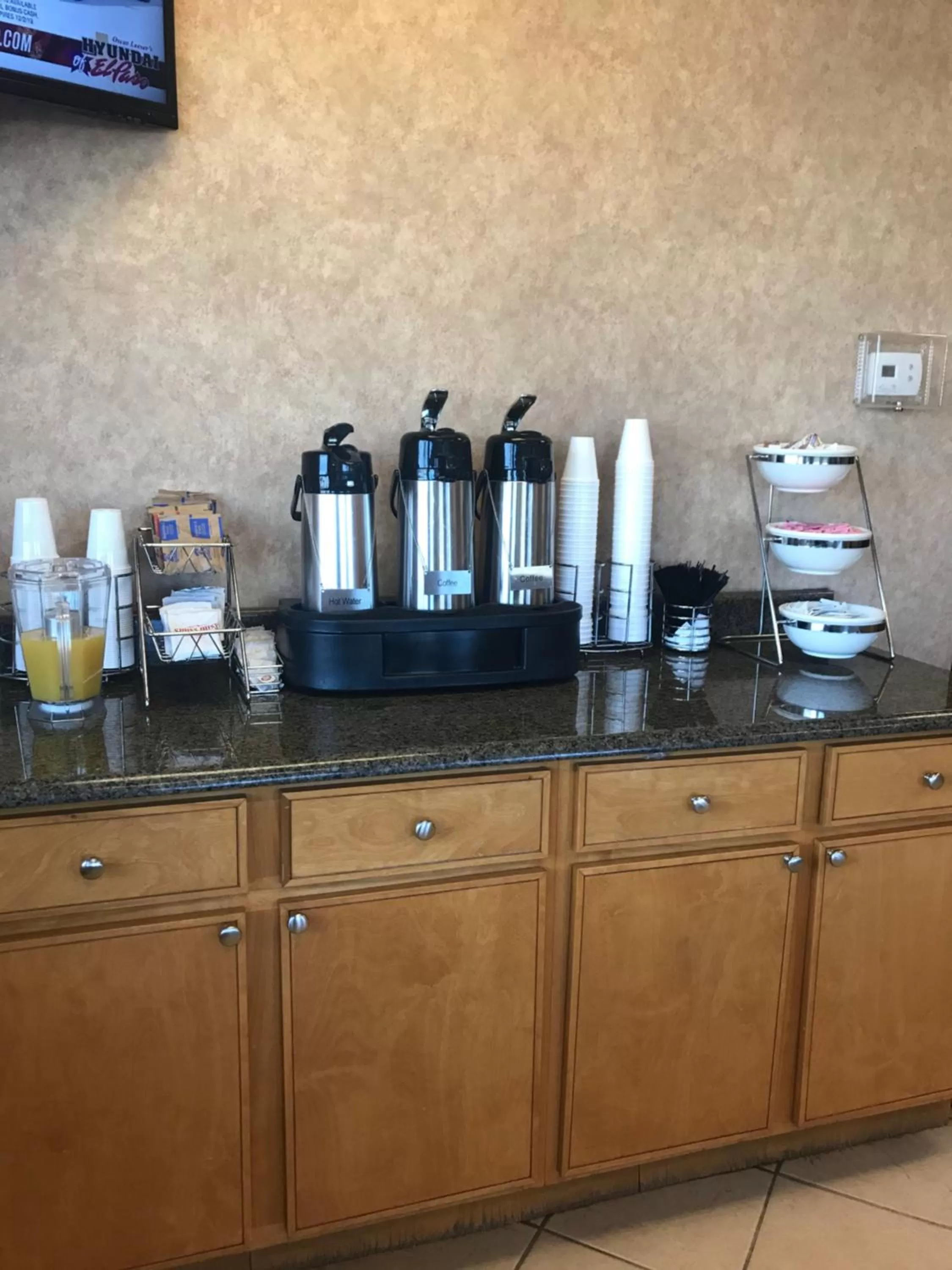 Continental breakfast in The Soluna Hotel
