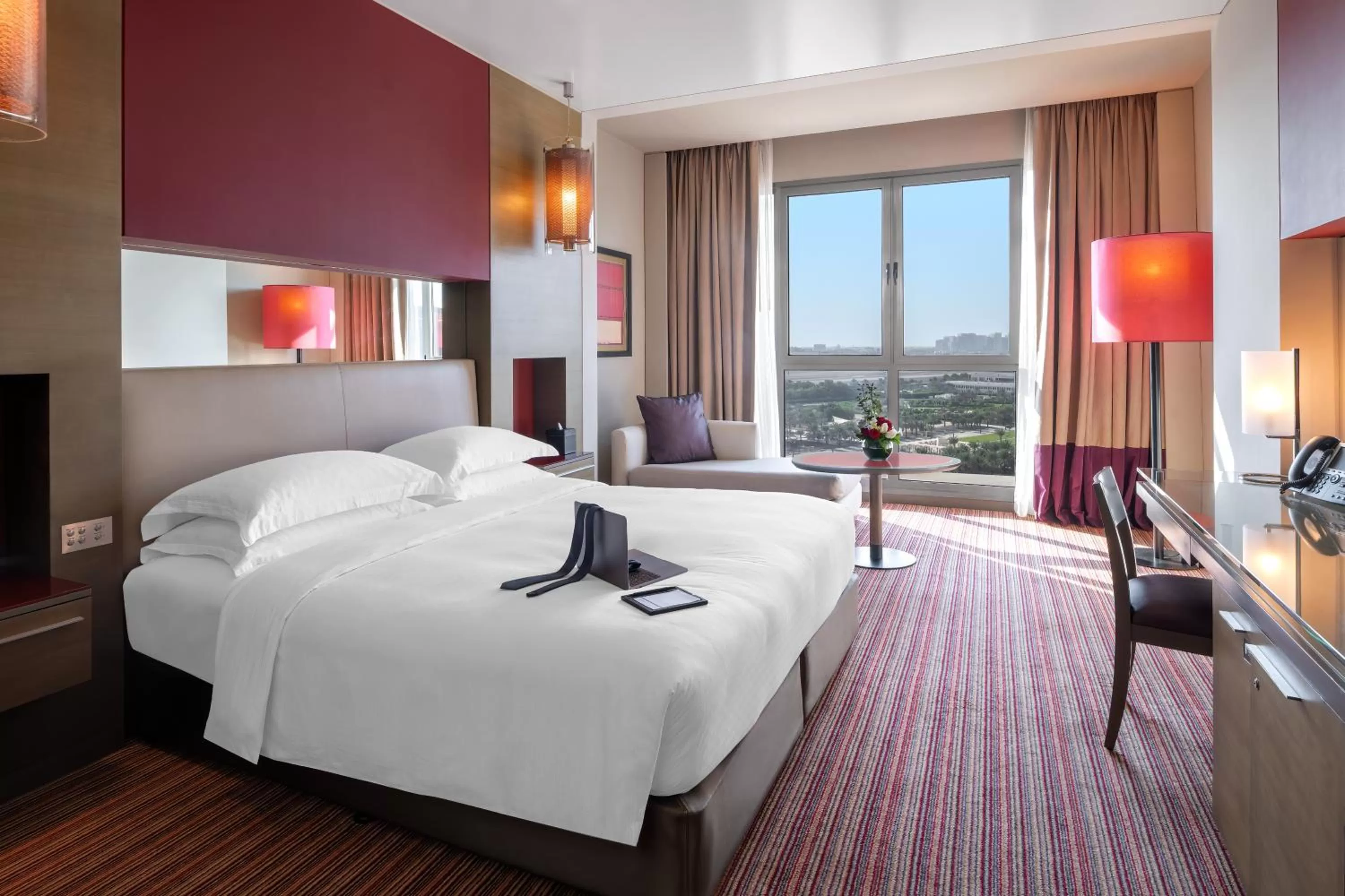 Bed in Park Rotana Abu Dhabi