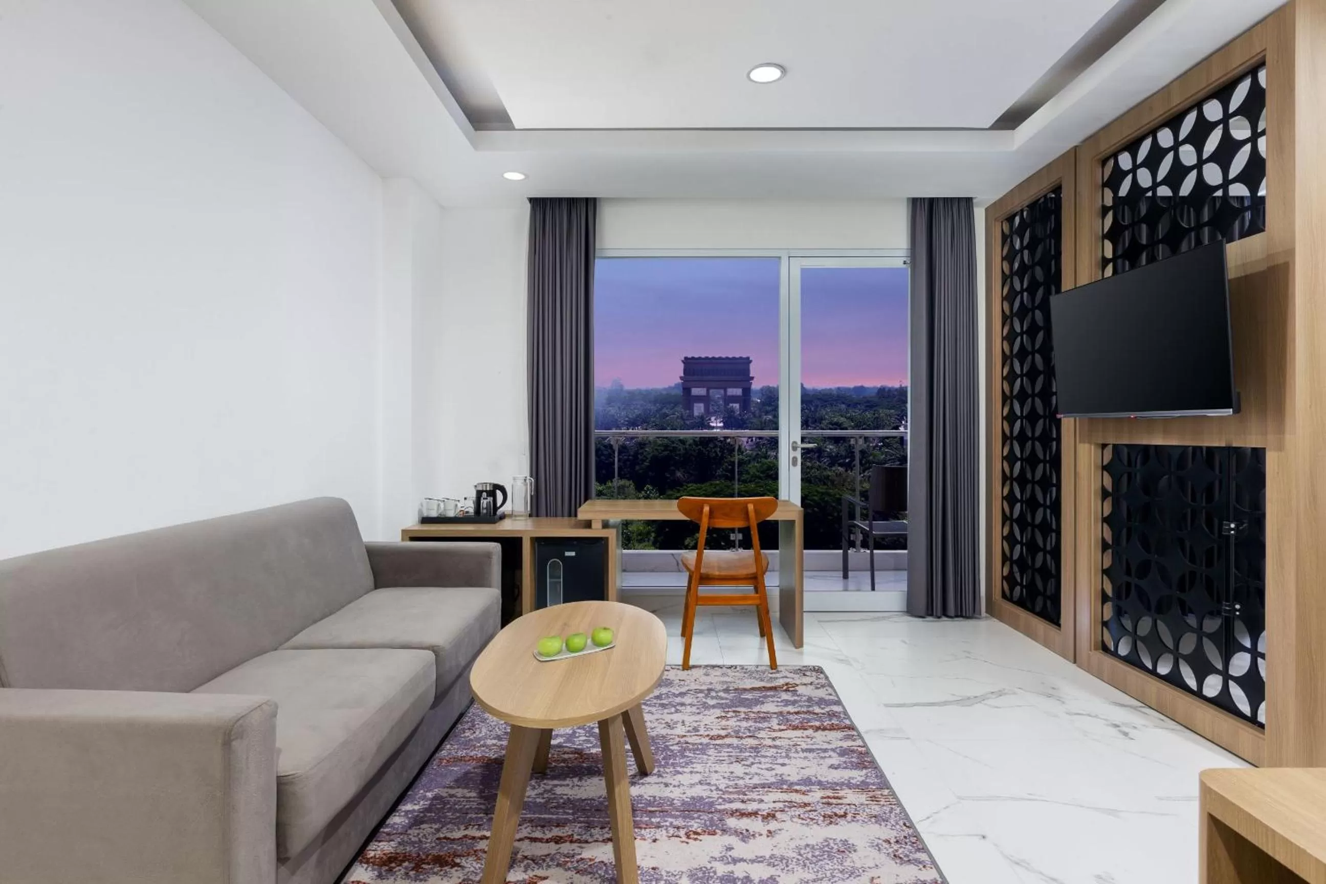 Seating area in favehotel Kediri