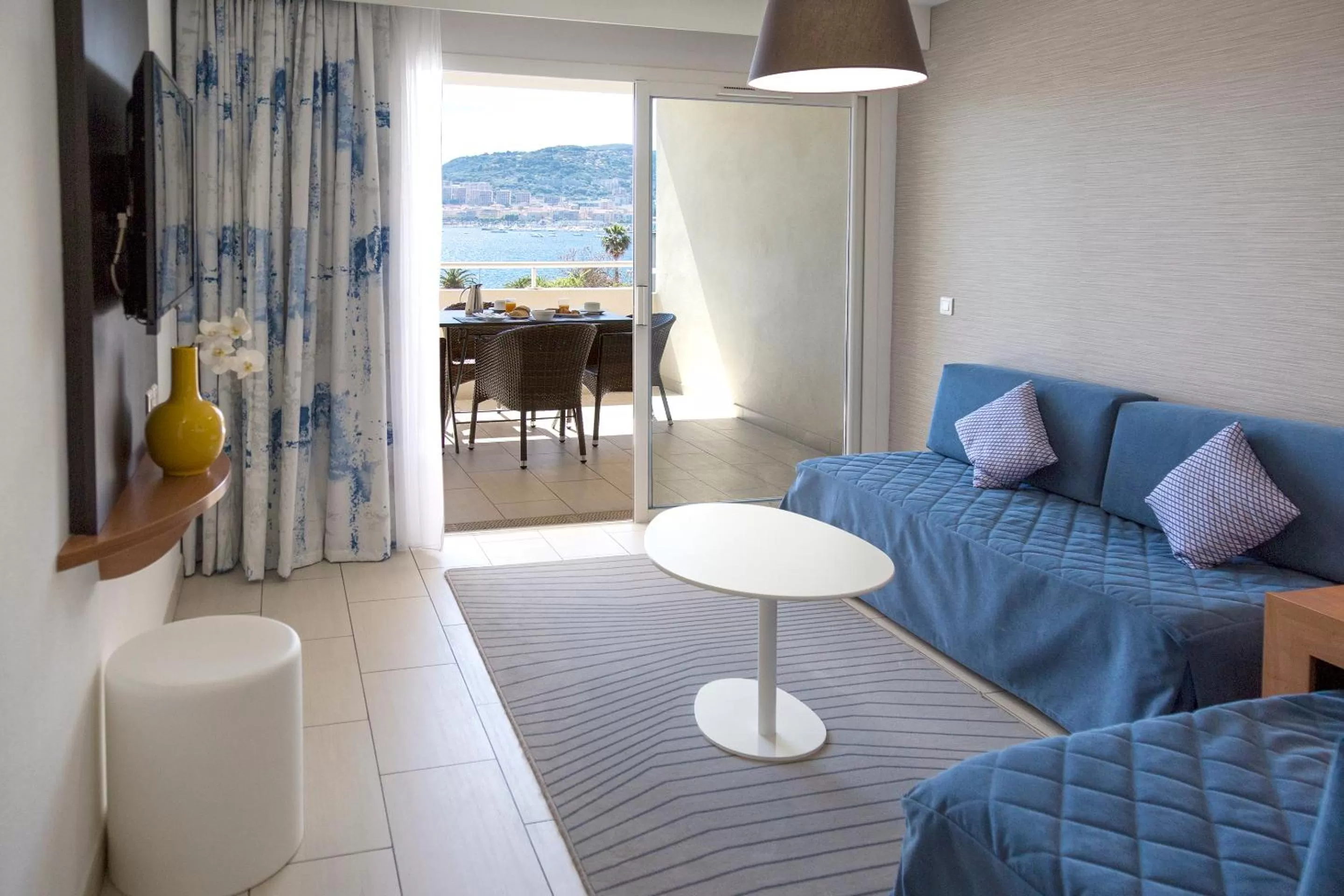 Two-Room Suite with Terrace and Sea View in Best Western Plus Ajaccio Amirauté