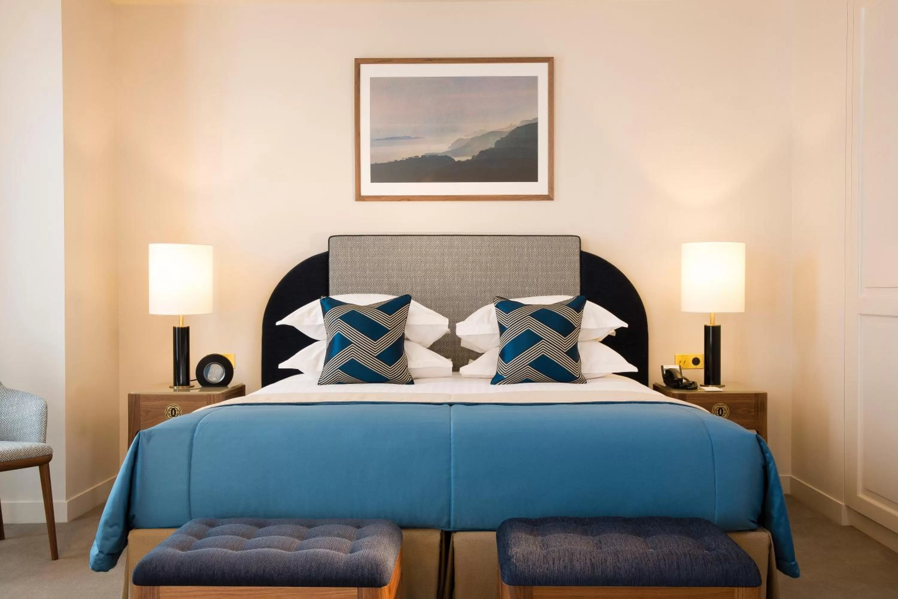 Bed in Le Tsuba Hotel