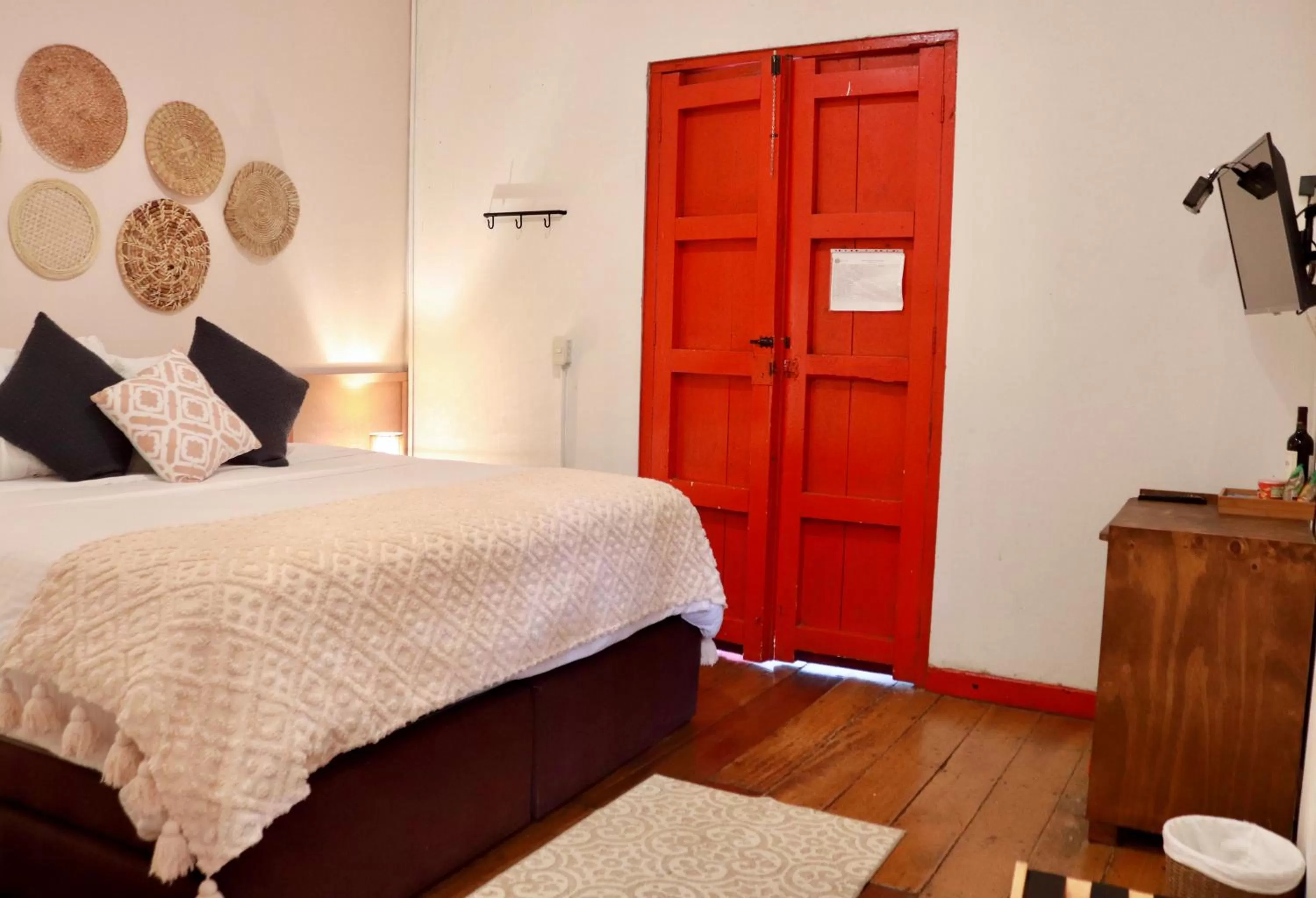 Photo of the whole room, Bed in La Cabaña Ecohotel - Valle del Cocora