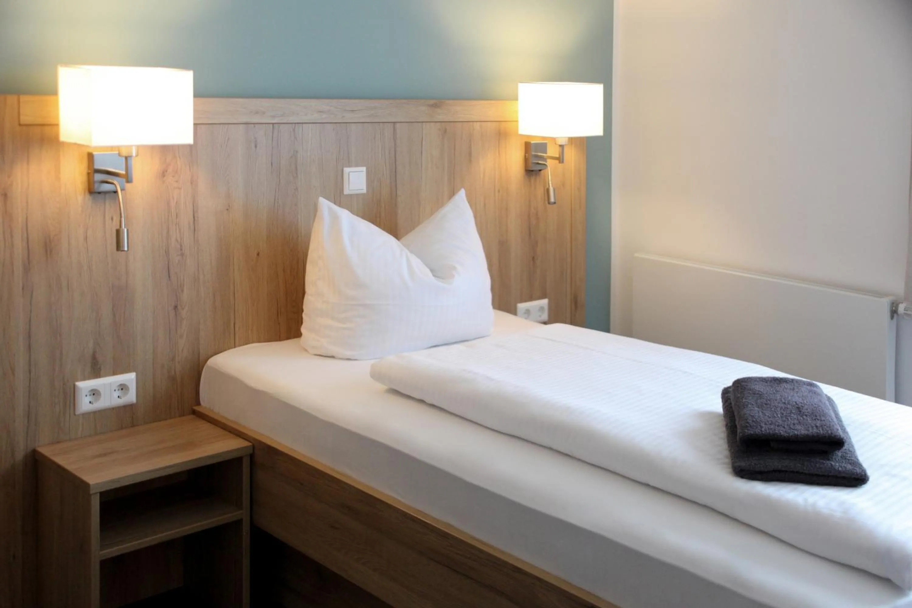 Bed in Businesshotel Berlin