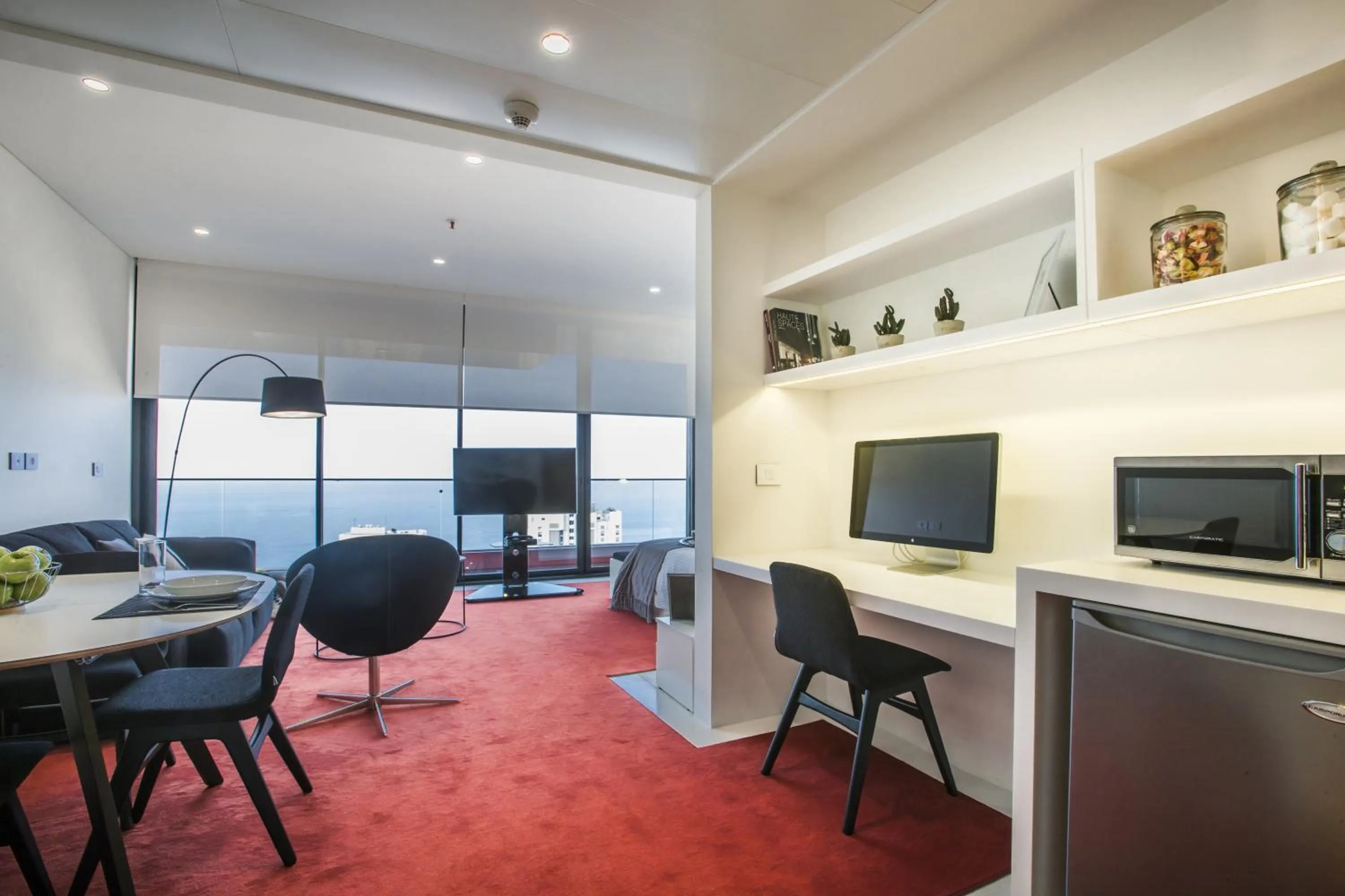 Living room in 1866 Court & Suites Hotel