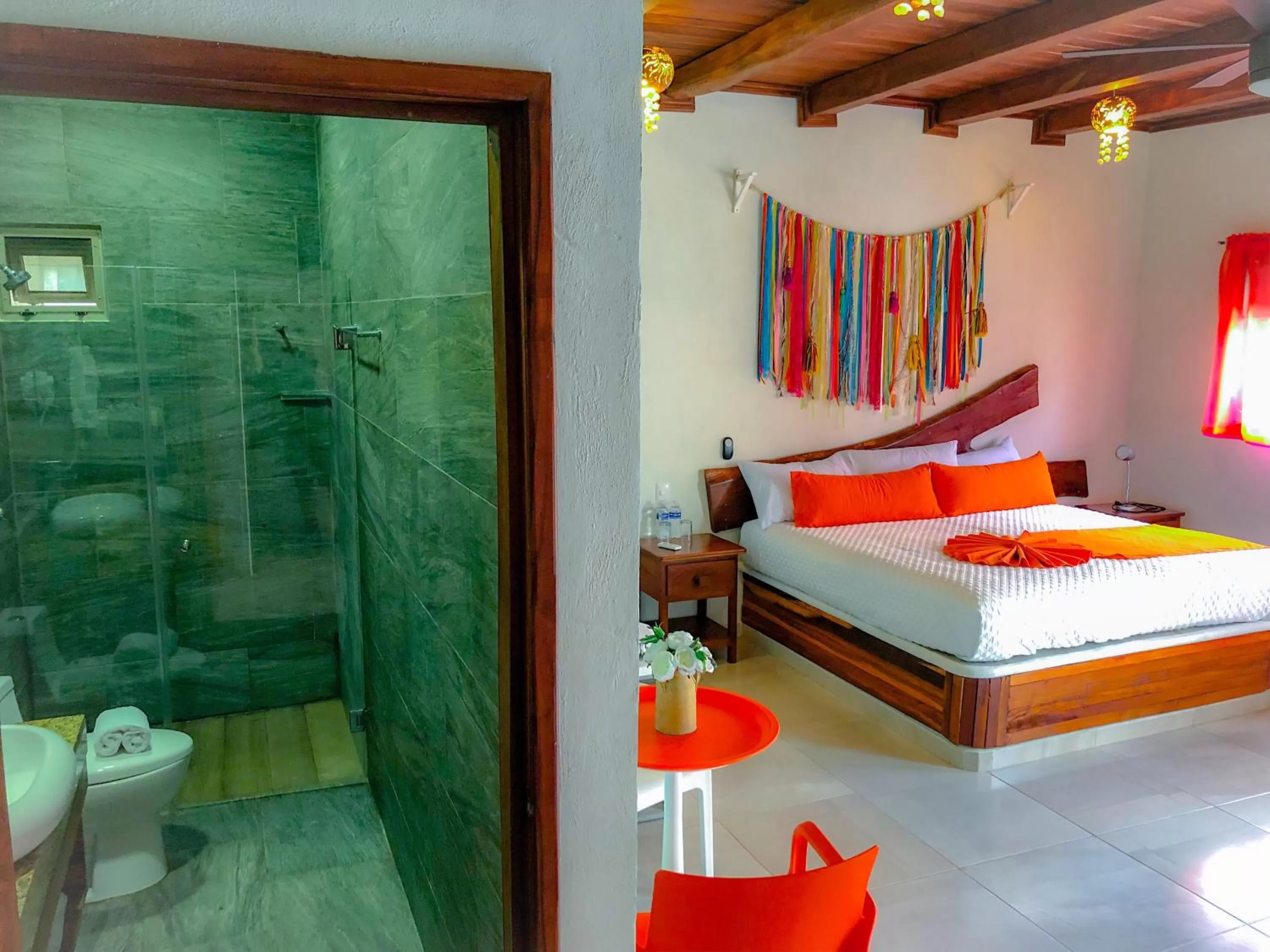 Shower in Hacienda Dos Ojos