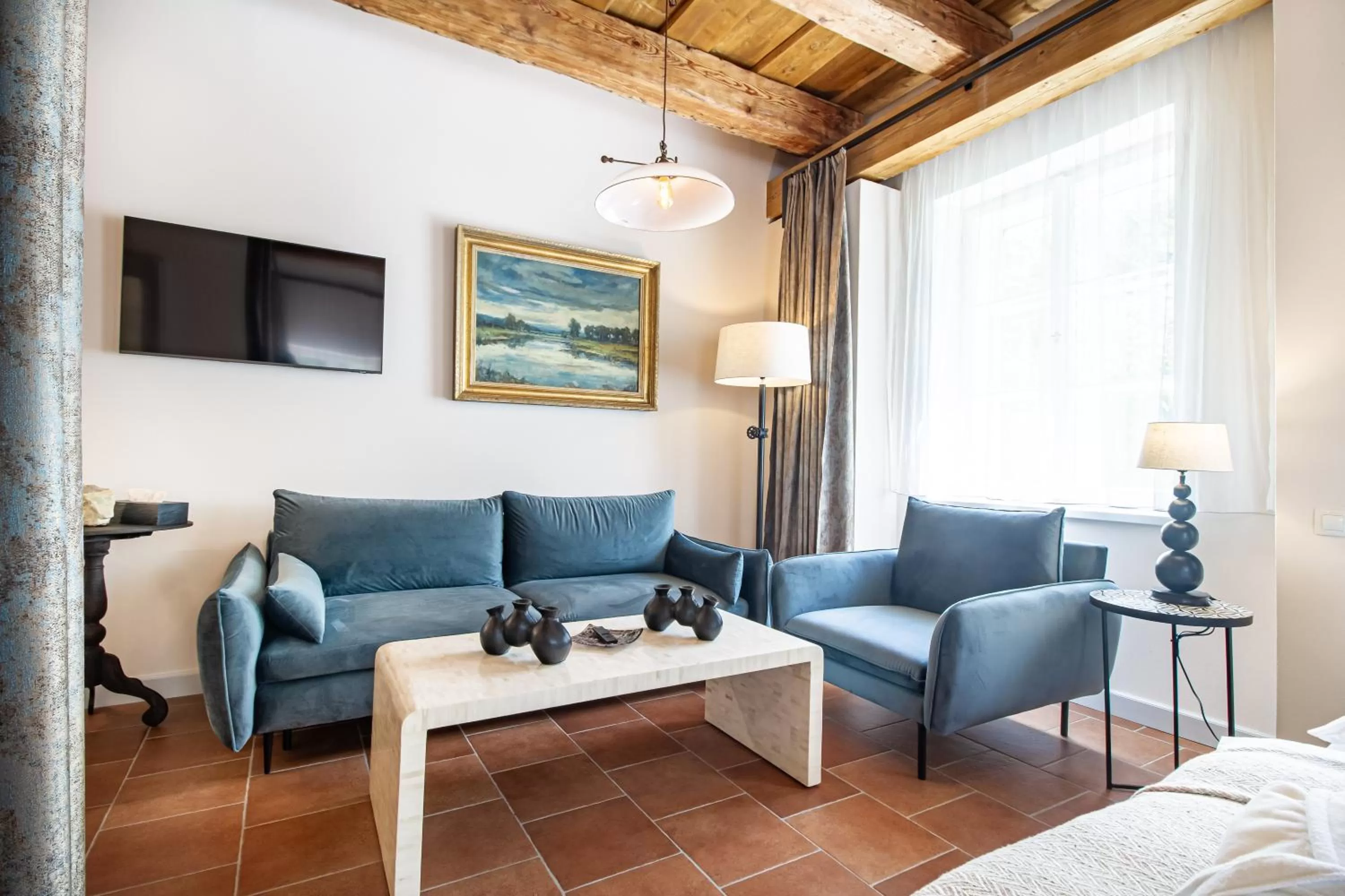 Living room in Apartmány Šupina