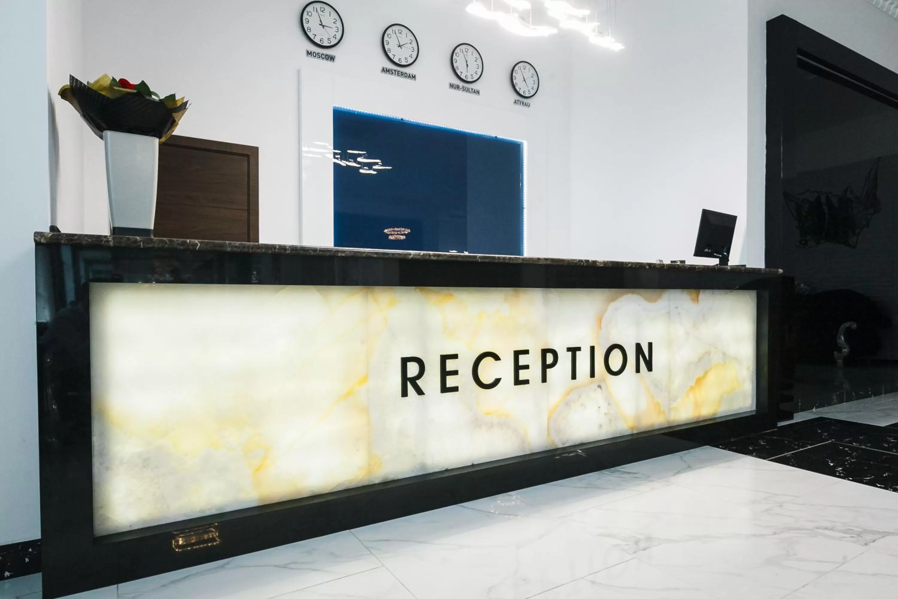 Lobby or reception in Beluga Hotel