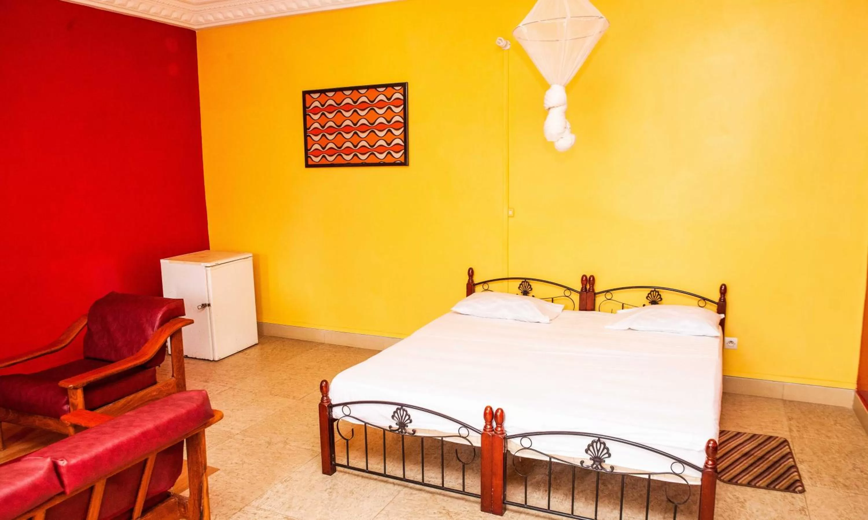 Photo of the whole room, Bed in Hôtel abdou diouf