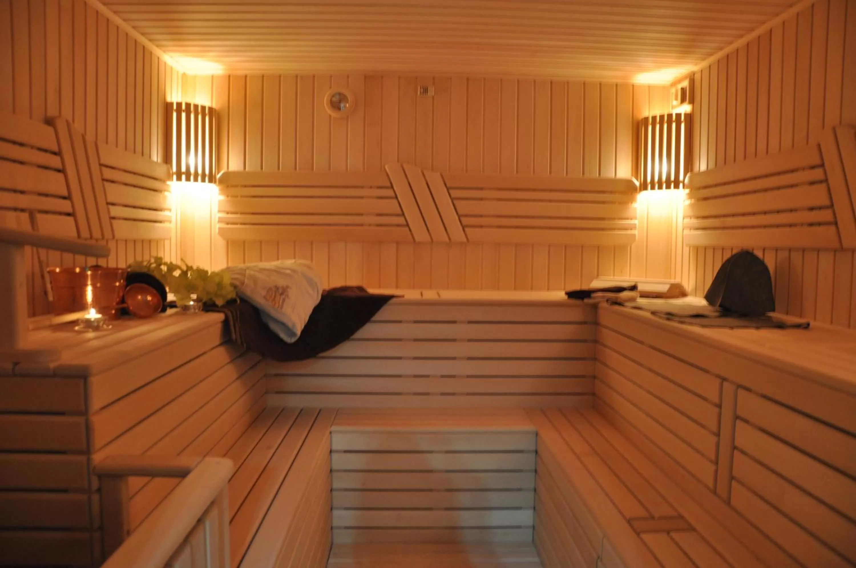 Sauna in Hotel Villa Natali