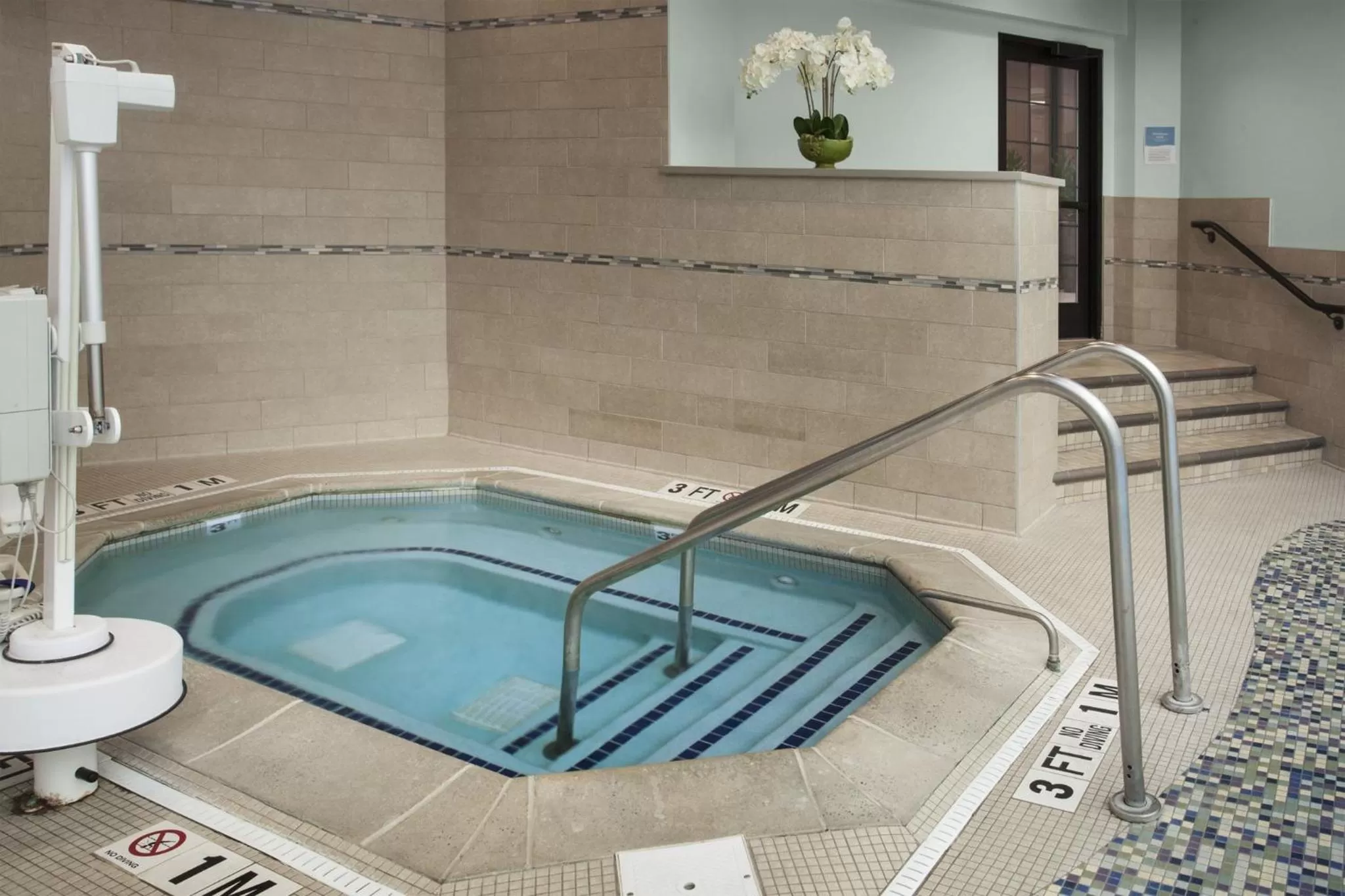 Swimming pool in Crowne Plaza Lansing by IHG