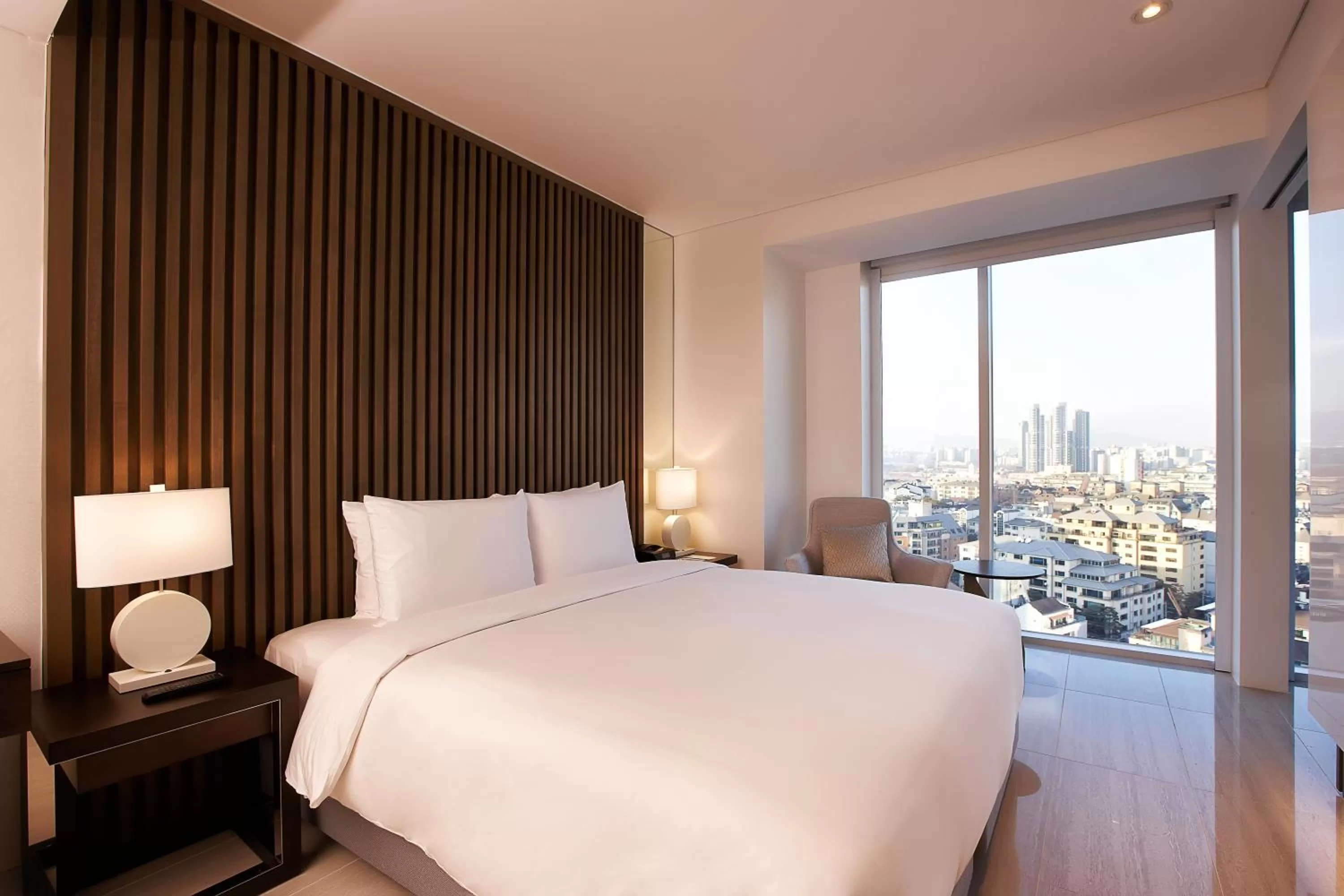 Decorative detail, Bed in Hotel Entra Gangnam