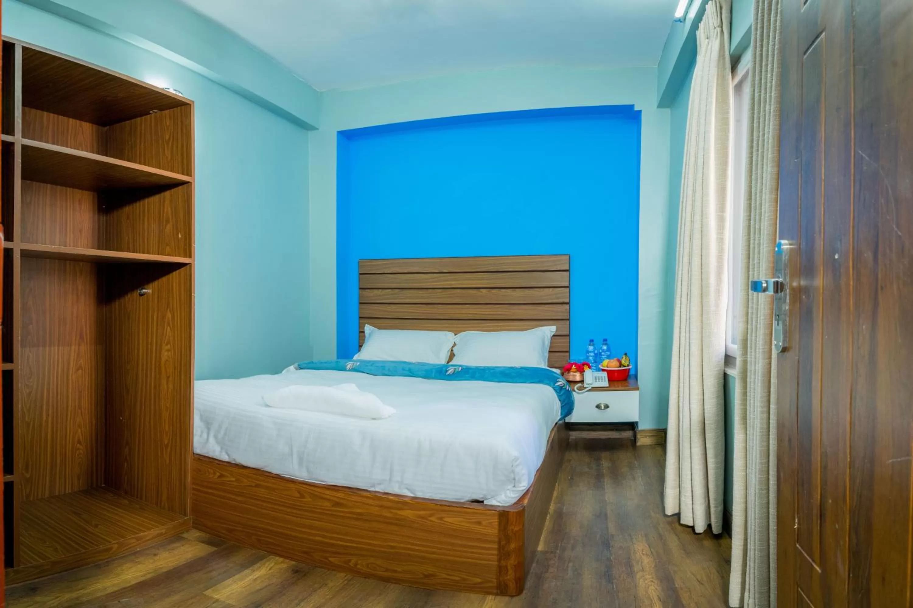 Photo of the whole room, Bed in Hotel Nepal Bhumi