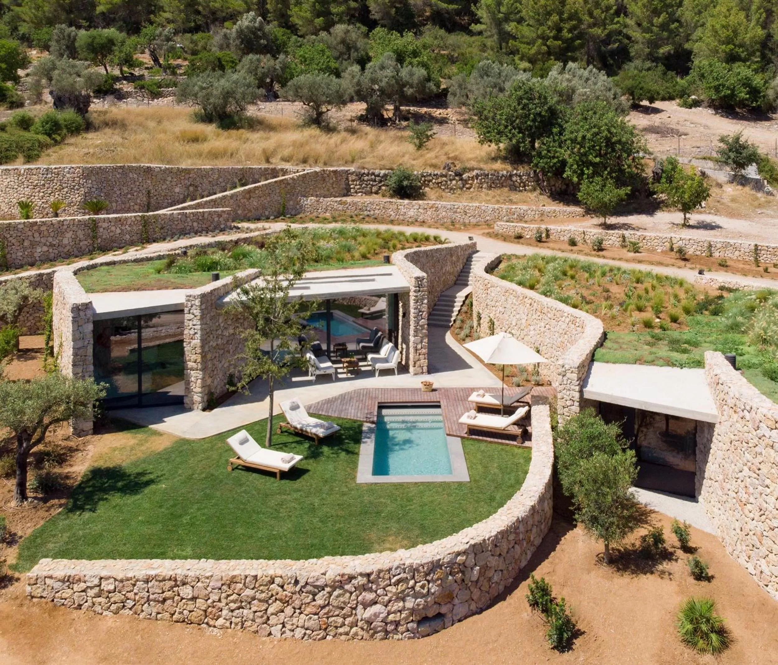 Bird's eye view in Son Brull Hotel & Spa - Relais & Chateaux