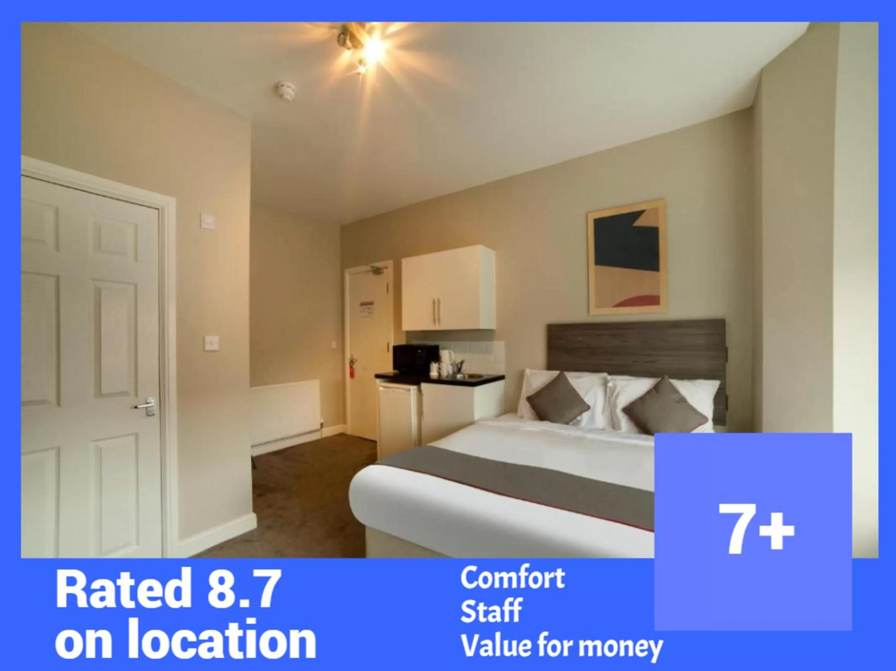 Bedroom in Tequila and Dunlin Rooms Southport Central