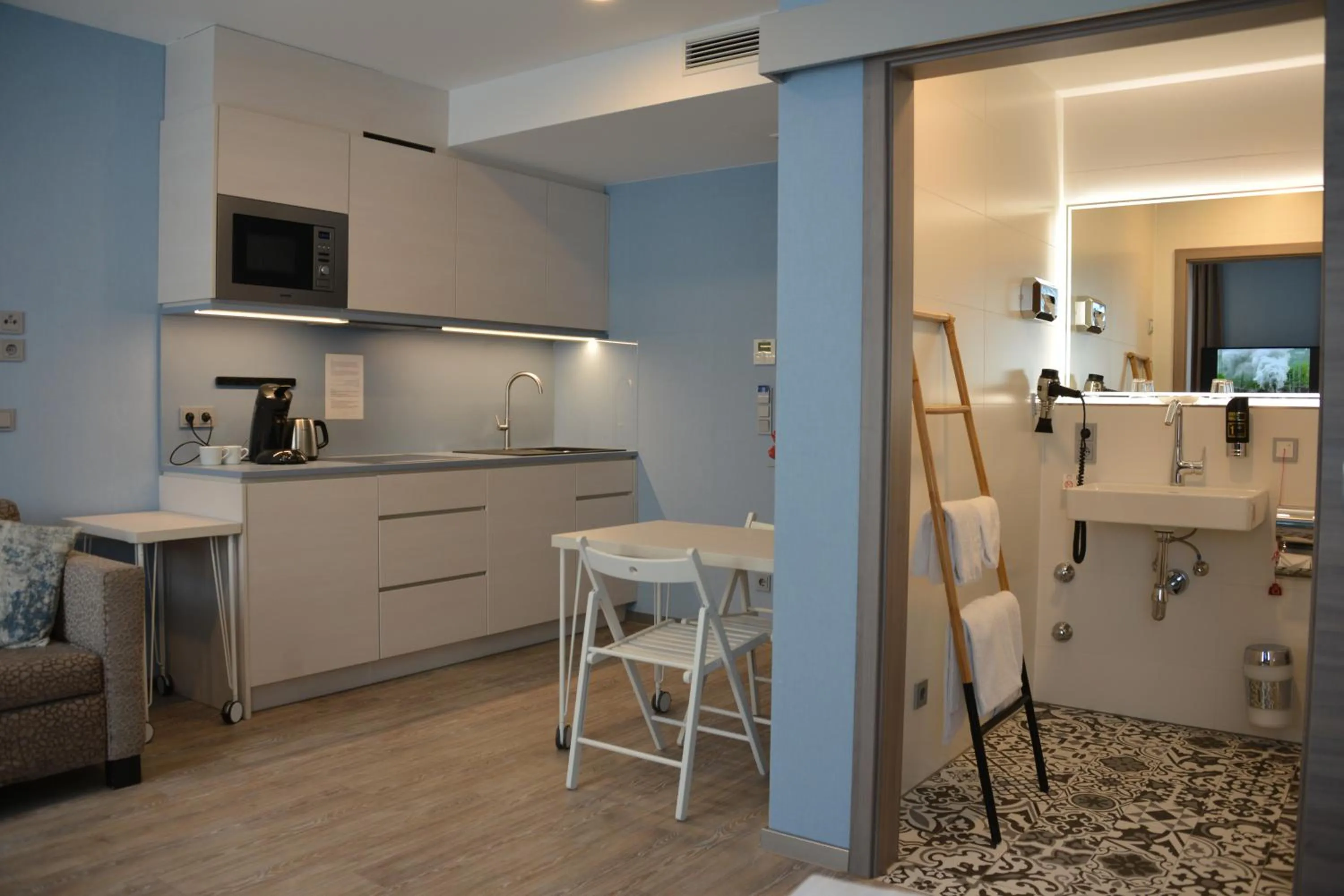 Kitchen or kitchenette in Belle Blue Zentrum