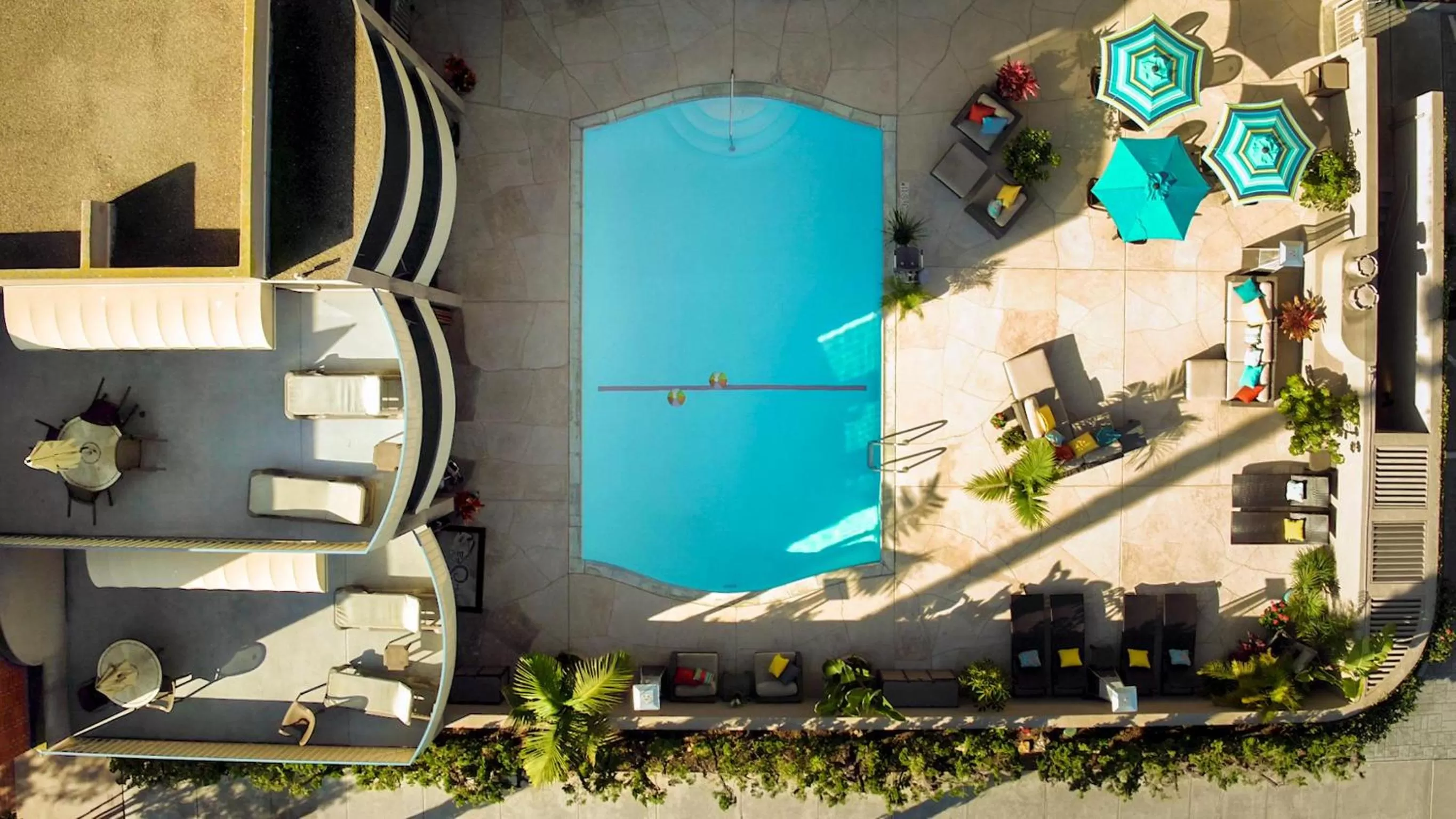 Bird's eye view in Inn by the Sea, La Jolla