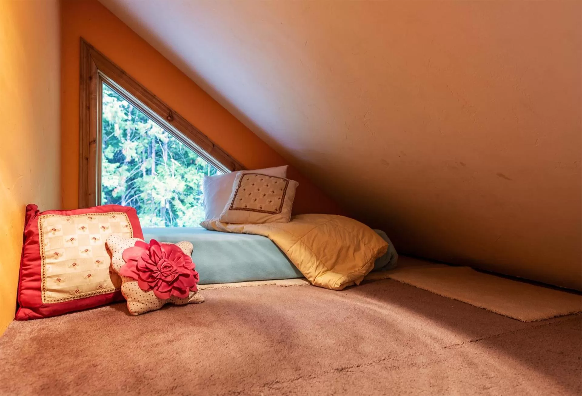 Bed in Talus Rock Retreat