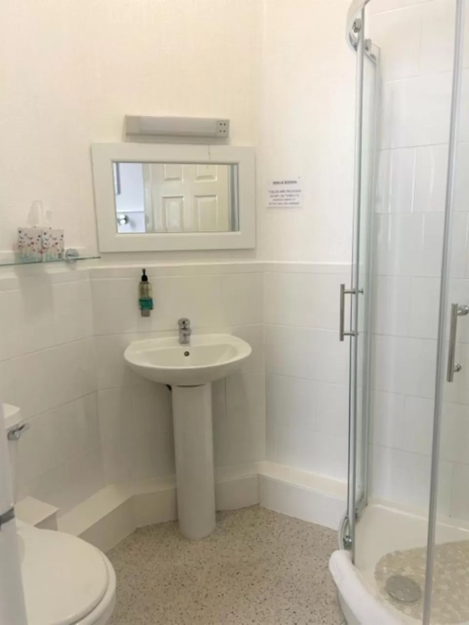 Shower in The Royal Norfolk Hotel