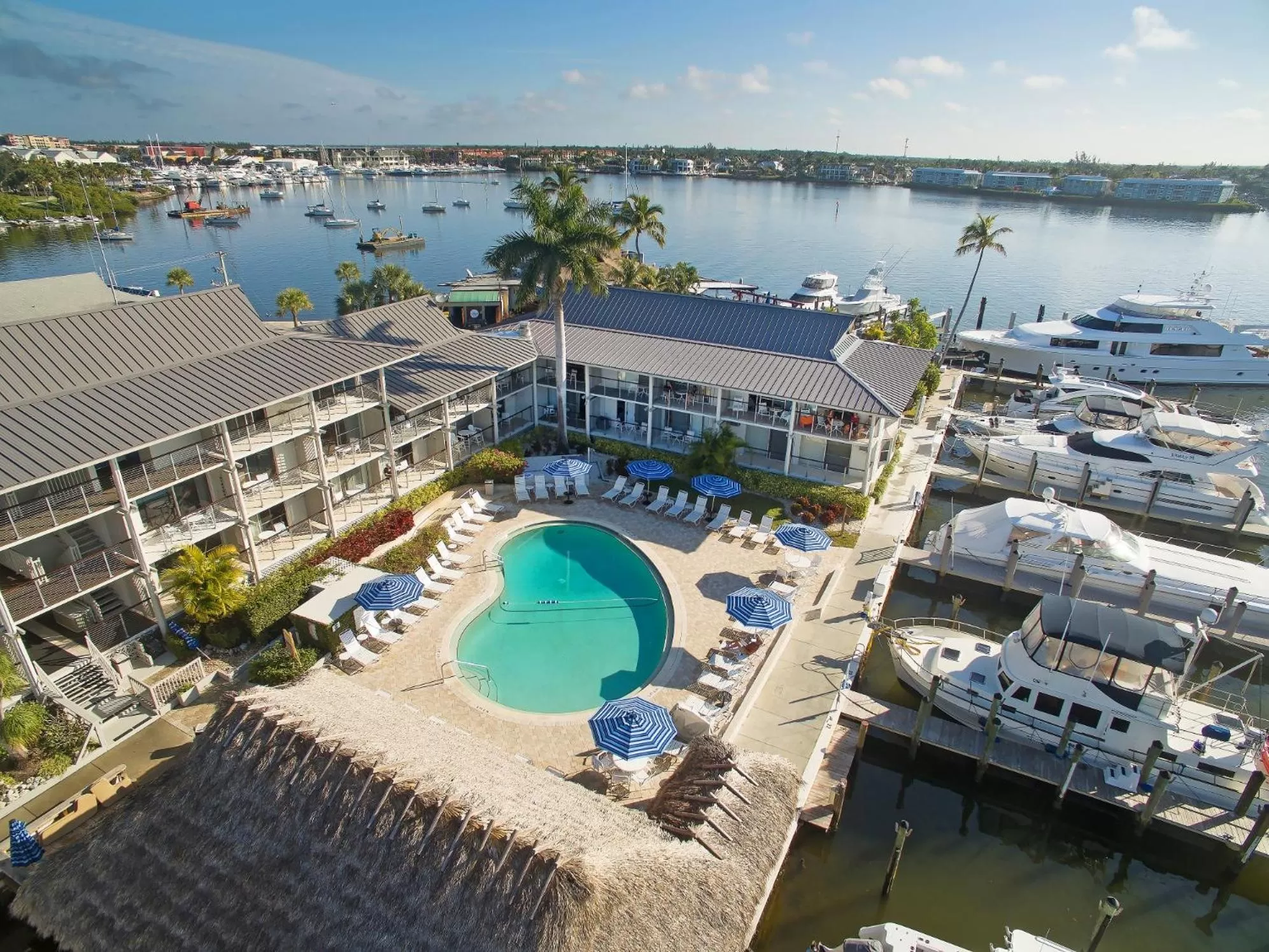 Bird's eye view in Cove Inn on Naples Bay