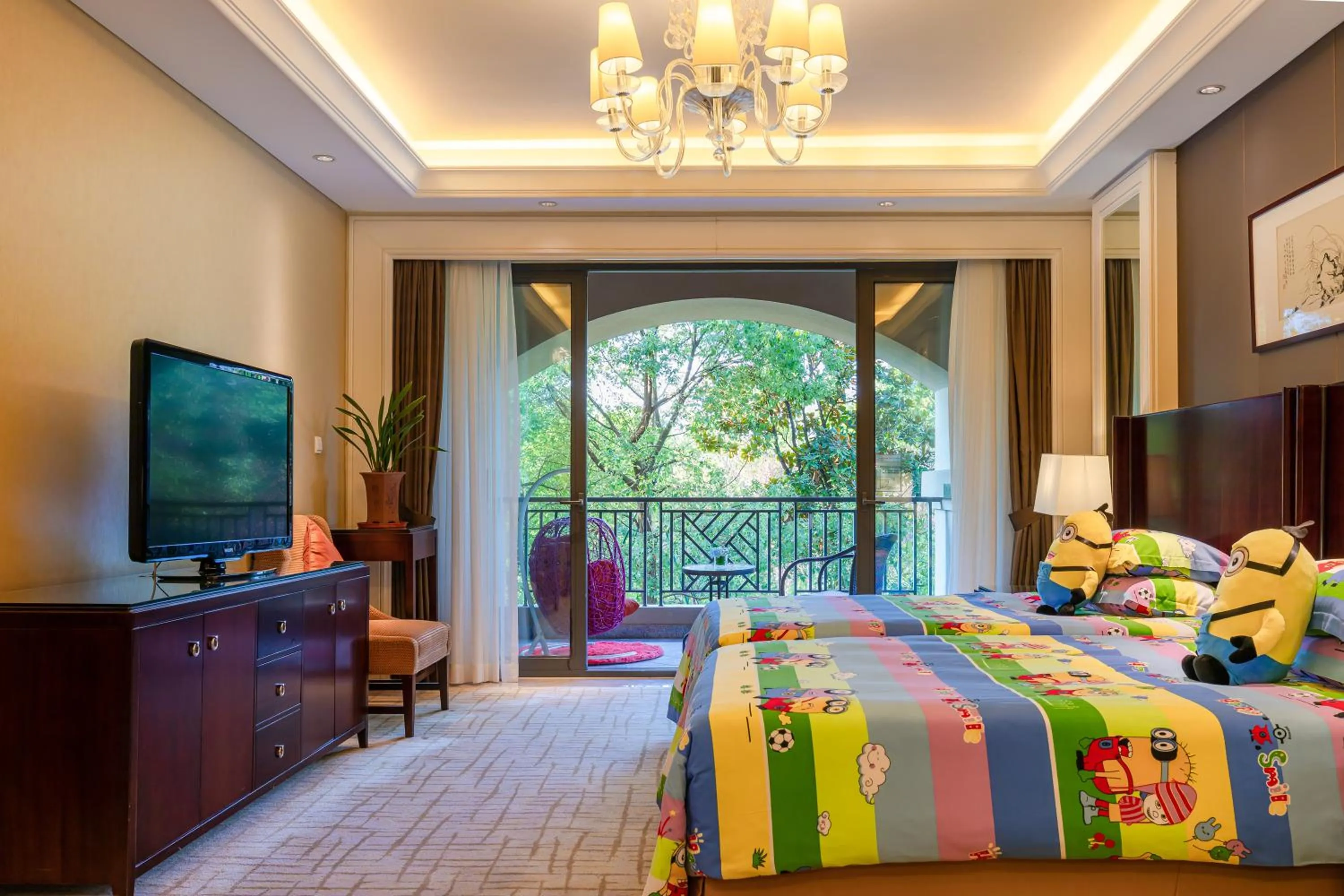 Bedroom, Bed in Your World International Conference Centre Hotel