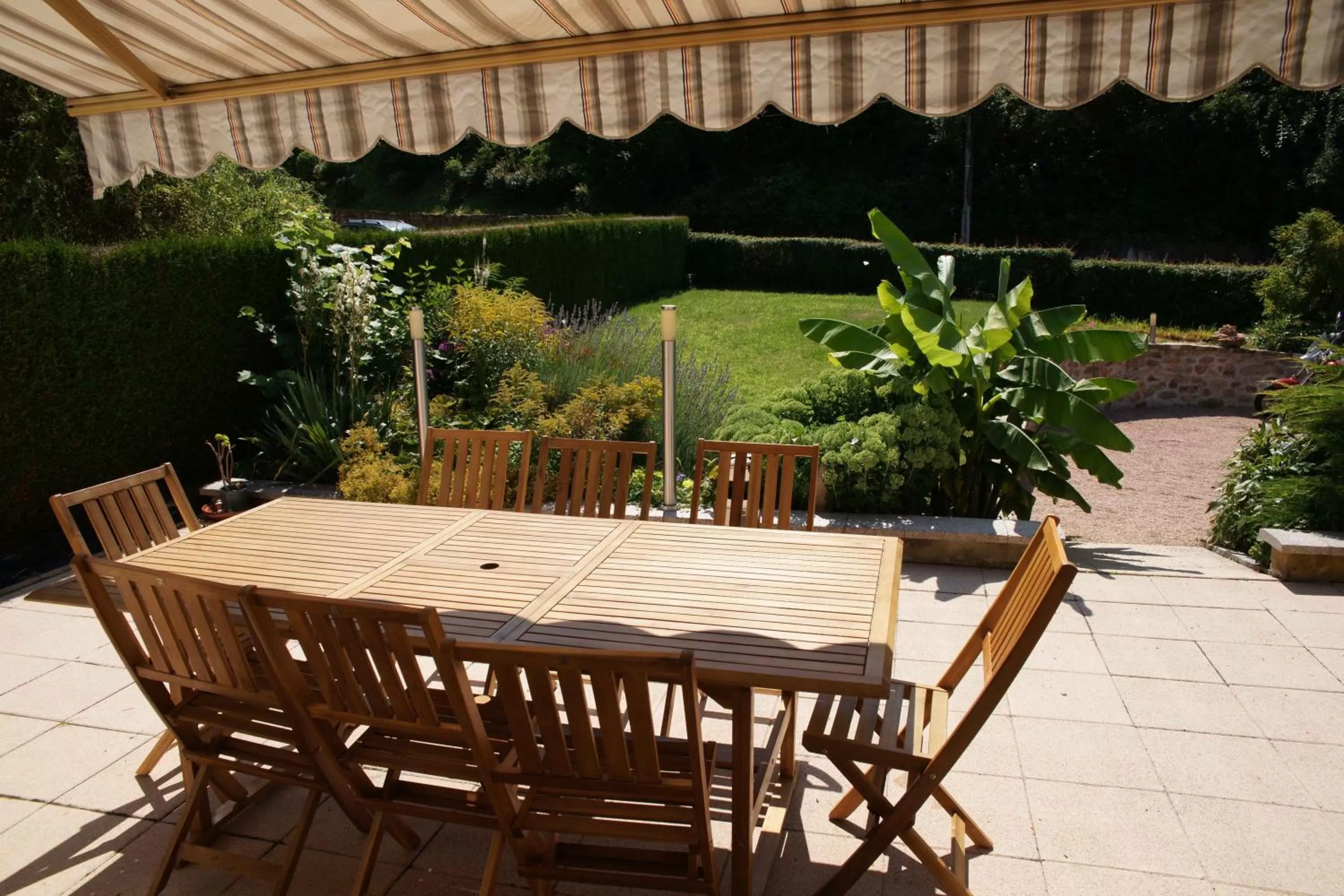 Balcony/Terrace in Chambres d'hotes à Autun