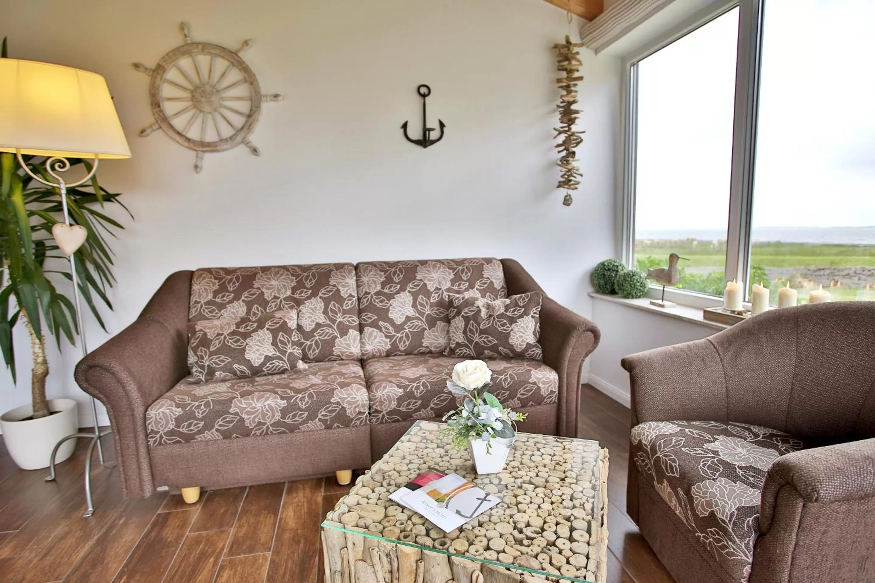 Living room in Anker's Hörn - Hotel & Restaurant auf der Hallig Langeness