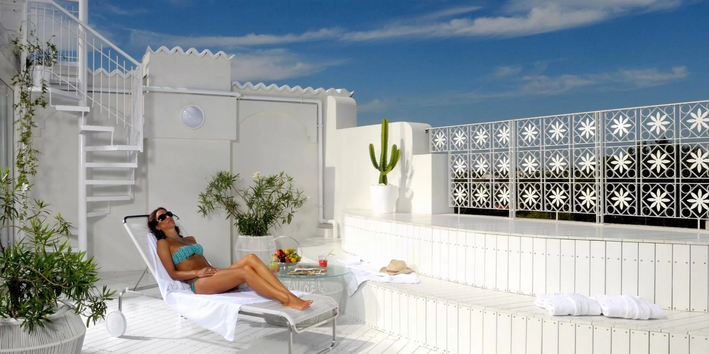 Solarium in Hotel Al Cavallino Bianco