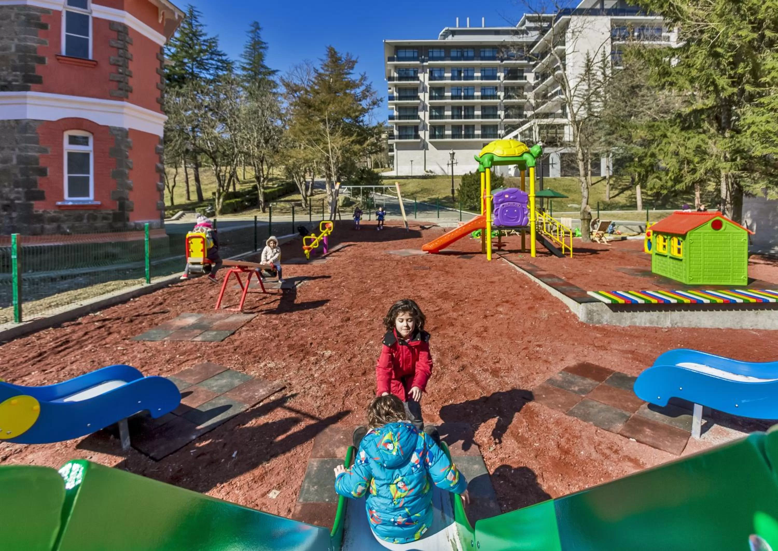 Children play ground in Borjomi Likani Health & Spa Centre