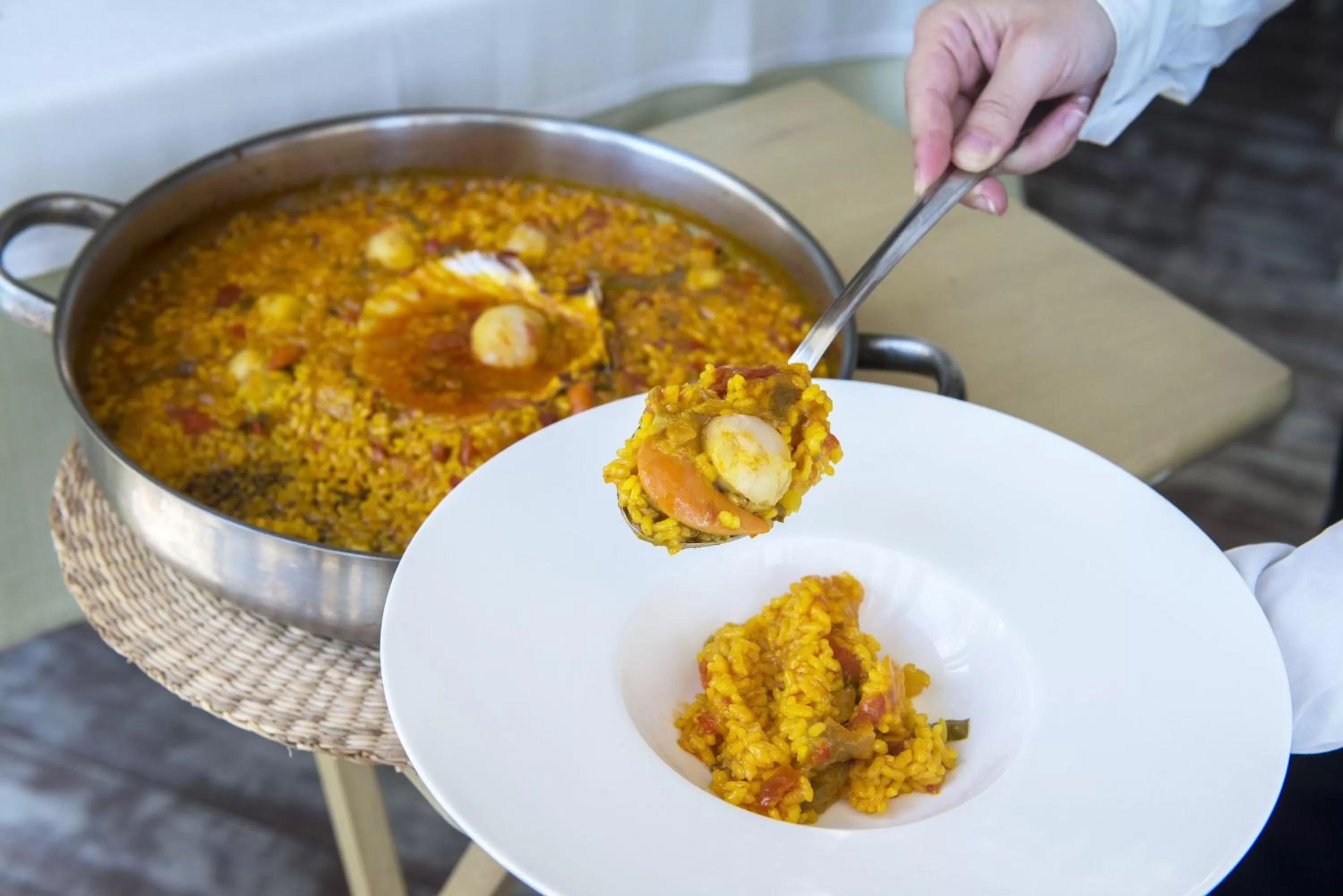 Food in Quinta de San Amaro Rias Baixas