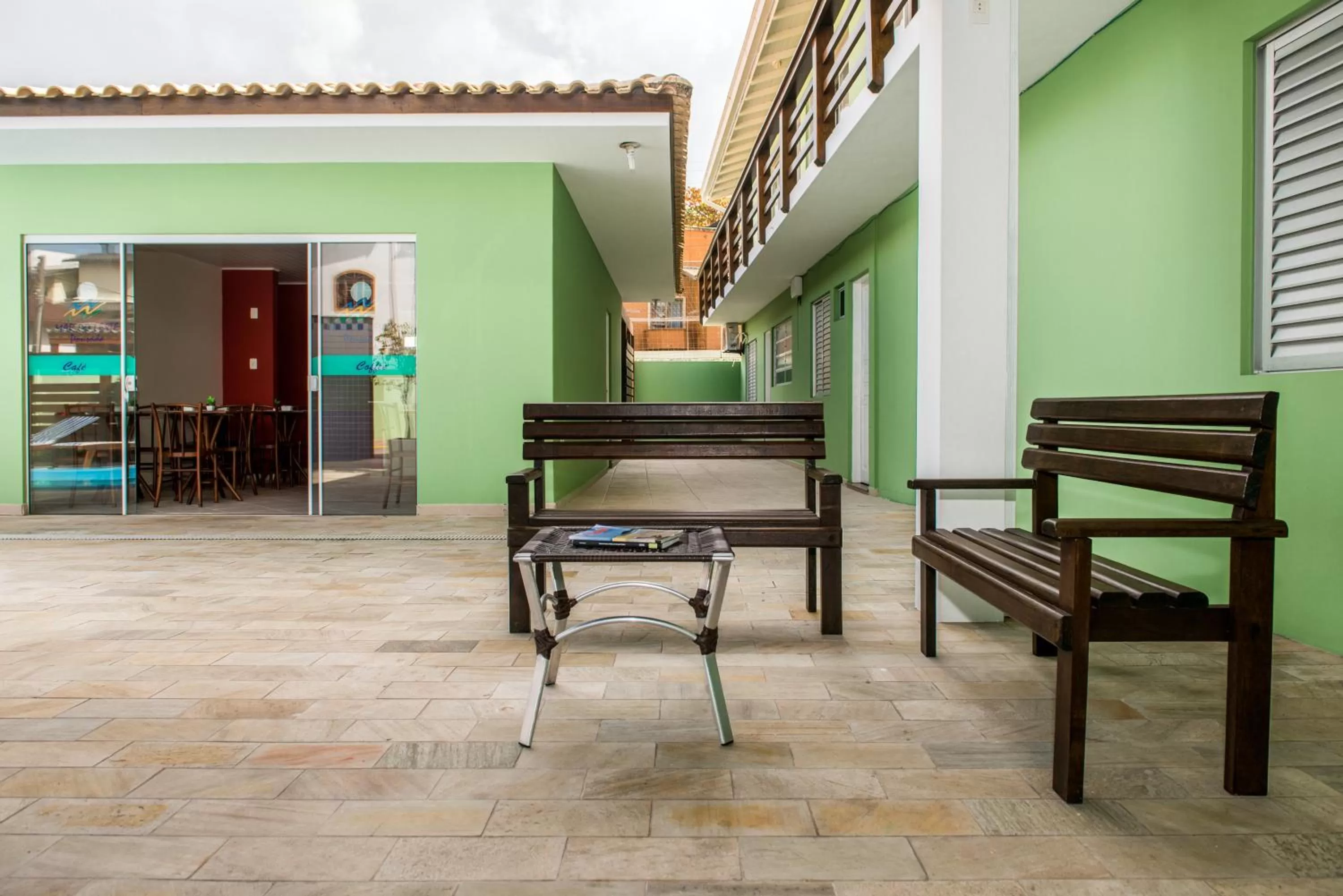 Patio in Pousada Mar Do Leste