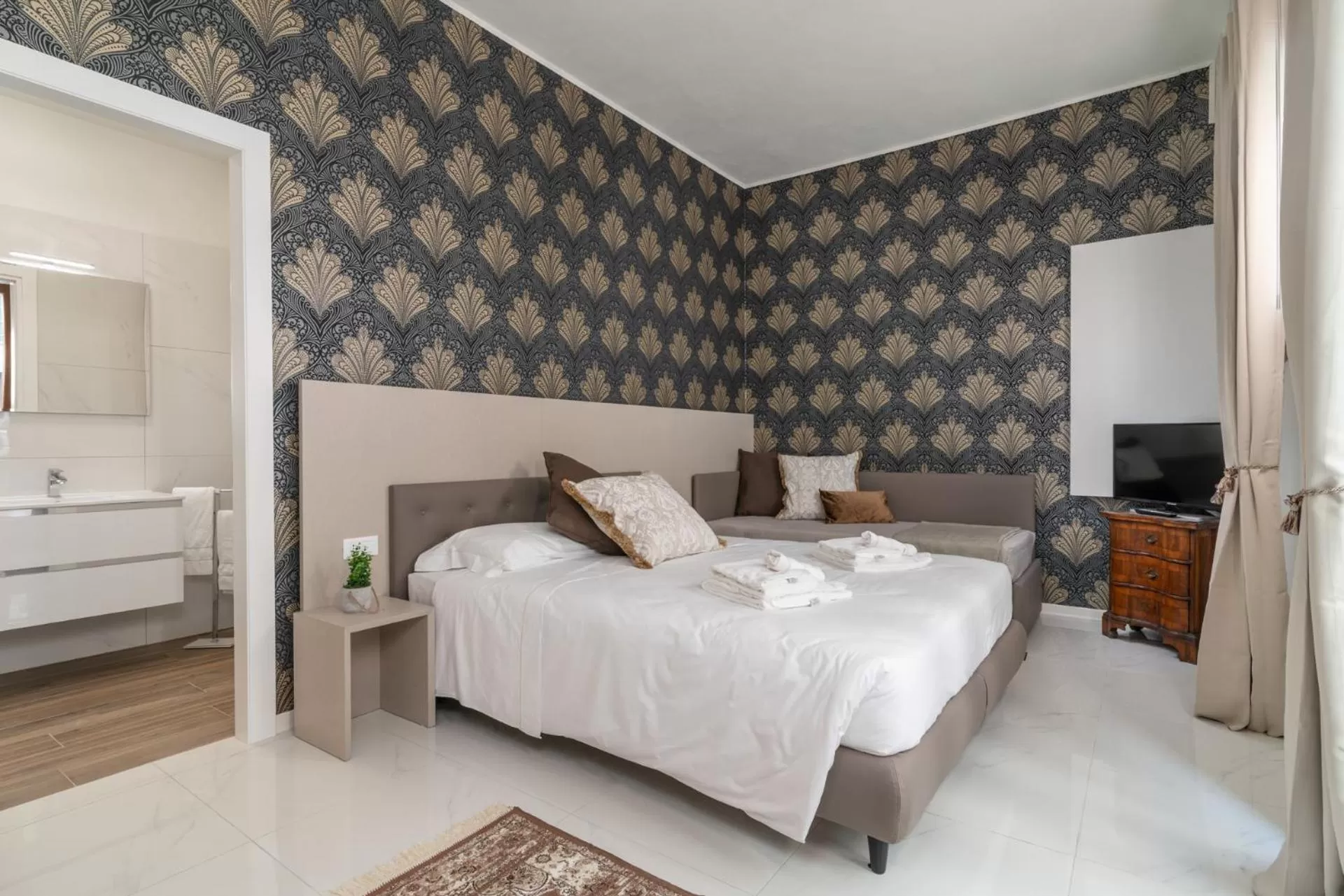 Bed in Hotel Grifoni