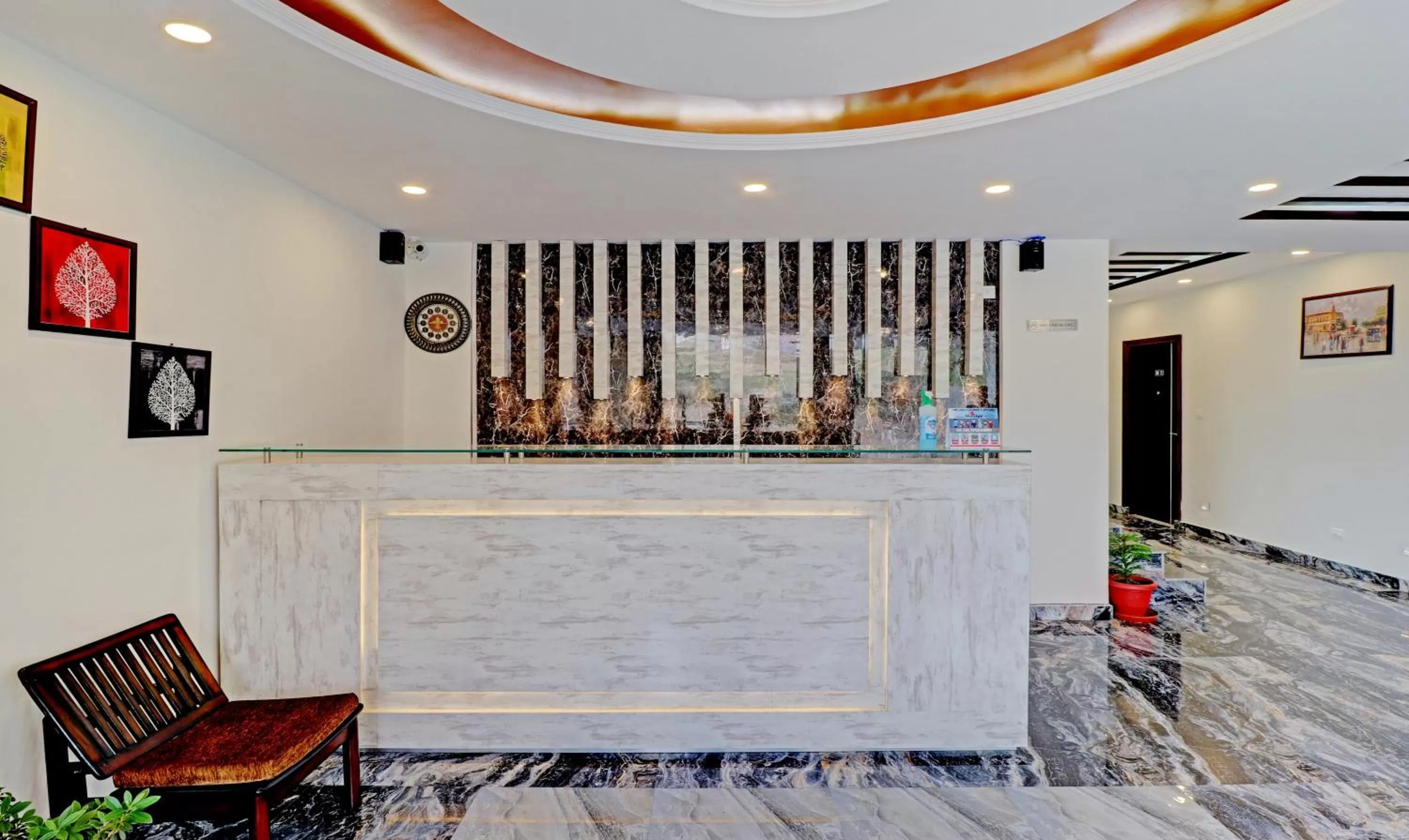 Lobby or reception in Treebo Ortus Residency