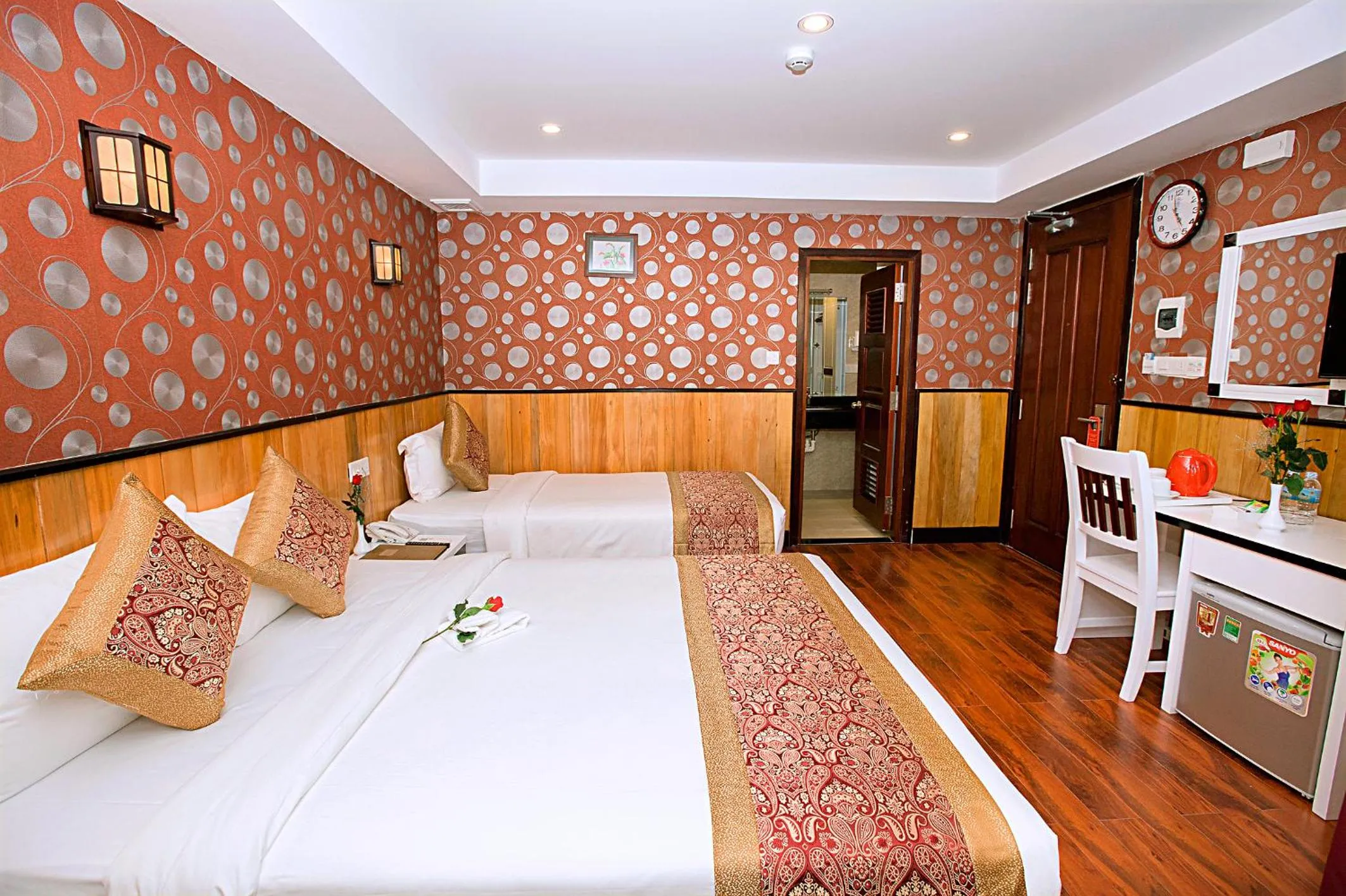 Bed in Golden Rain 2 Hotel Nha Trang Beach