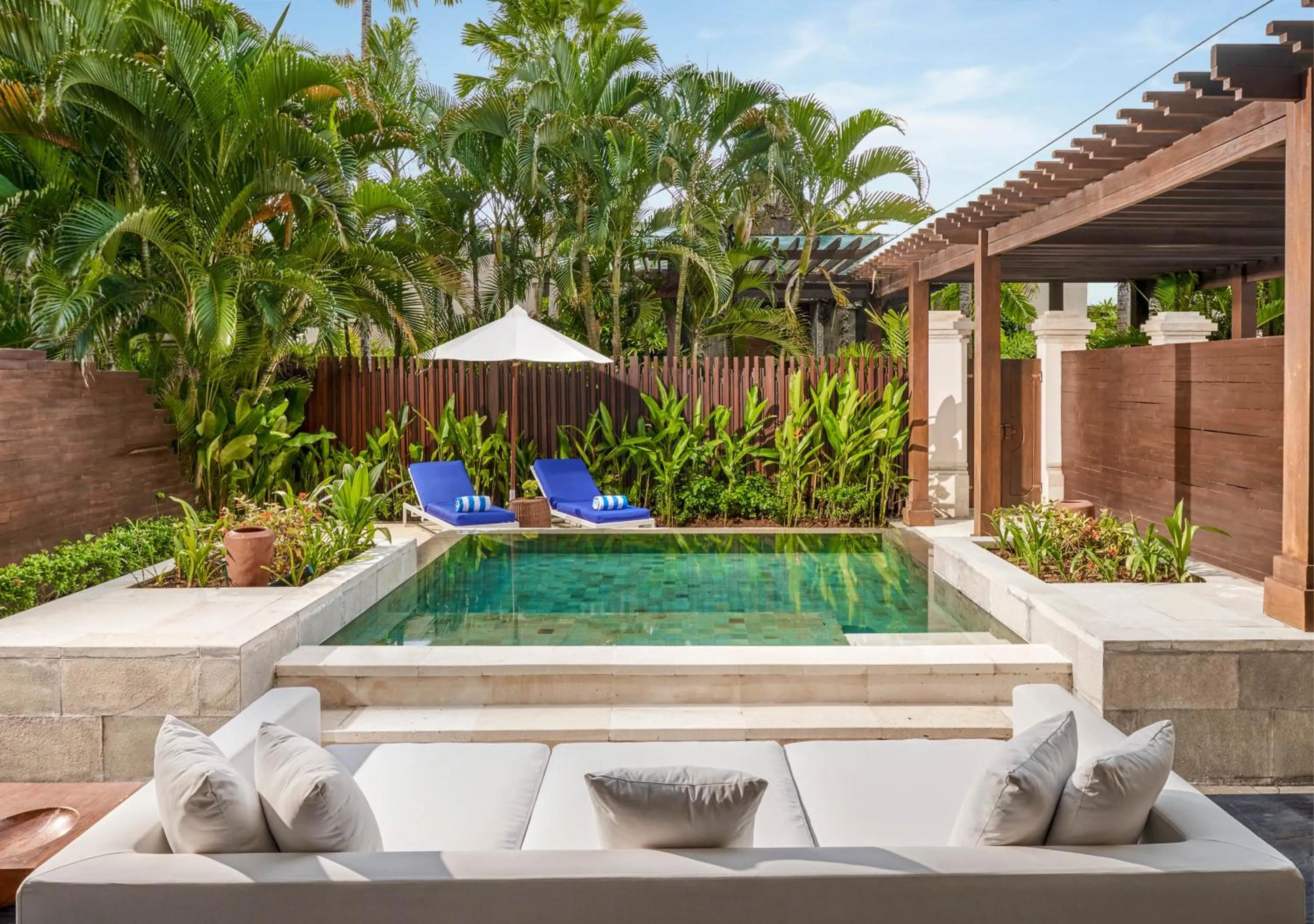 Patio in Suites & Villas at Sofitel Bali