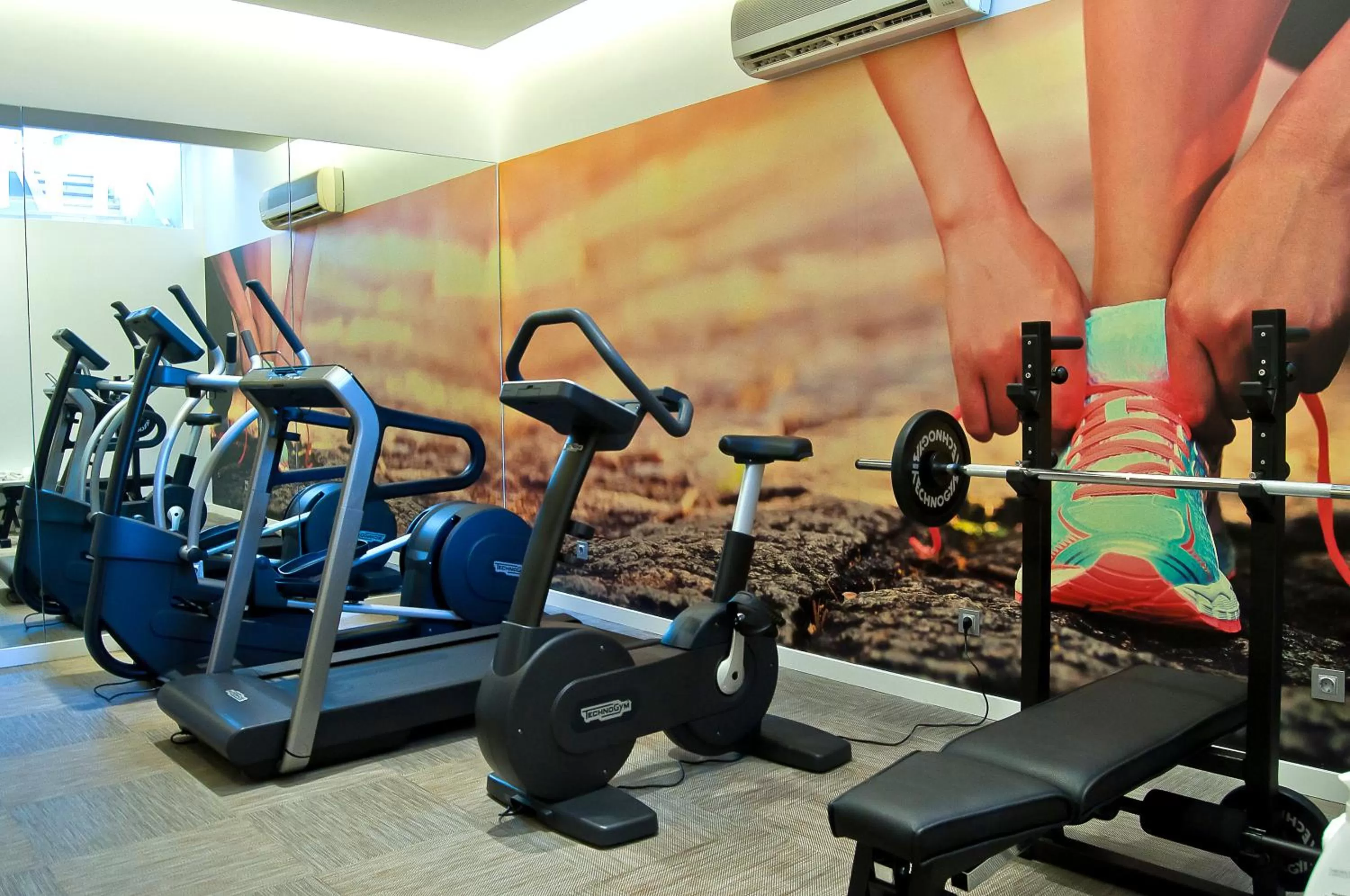 Fitness centre/facilities in BQ Augusta Hotel