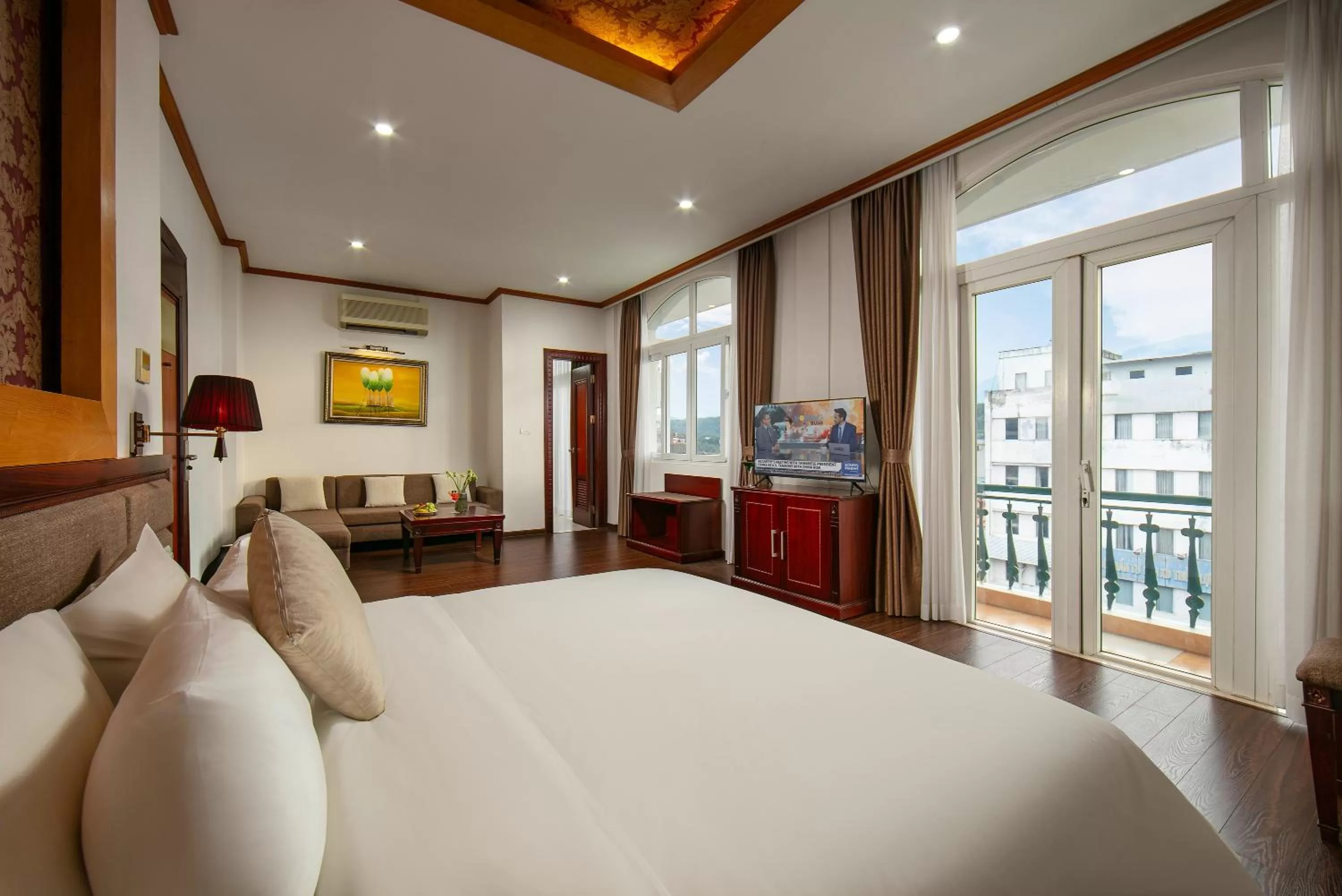 Bedroom, Bed in Lao Cai Star Hotel