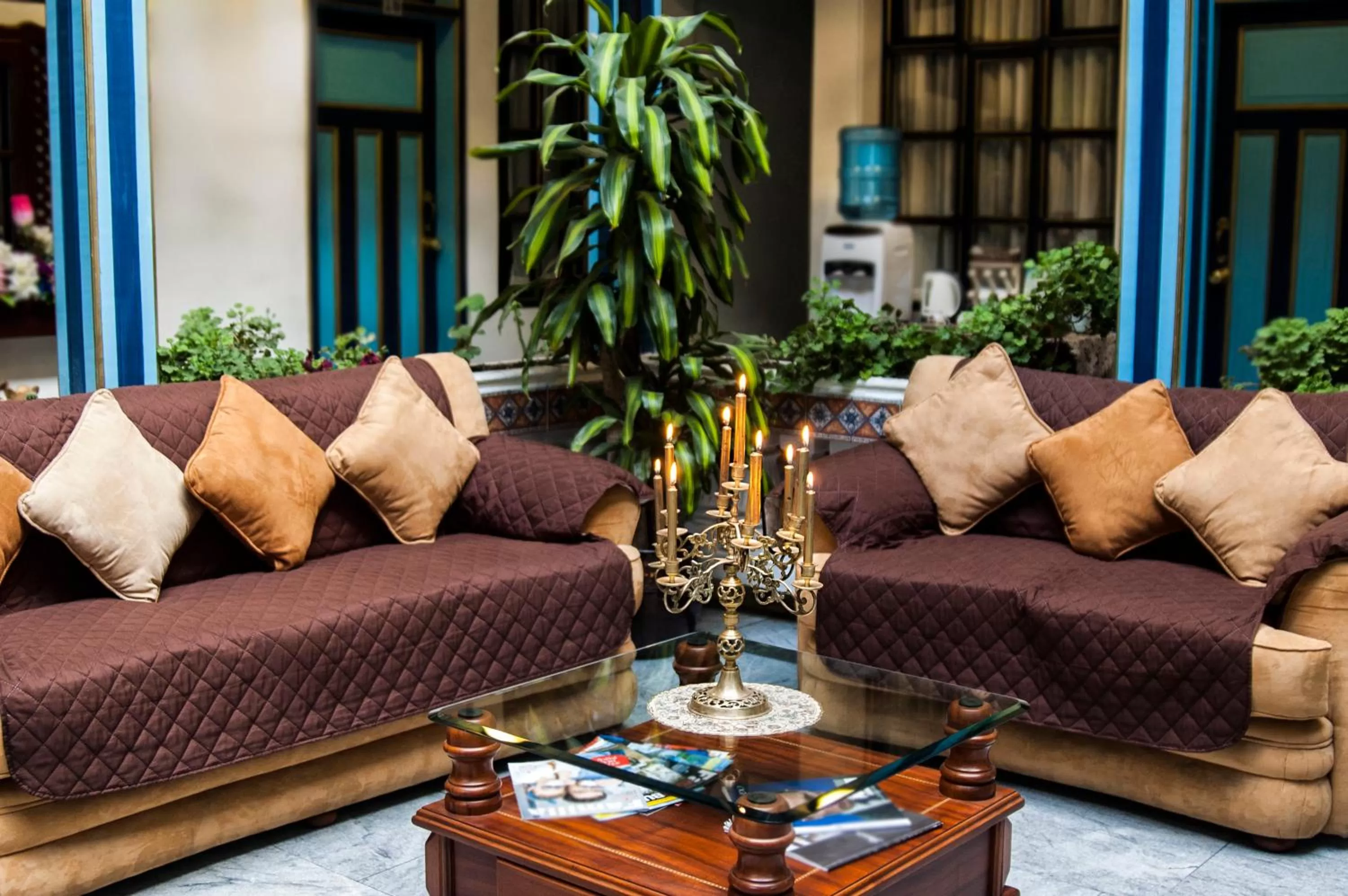 Lobby or reception in Hotel Montecarlo